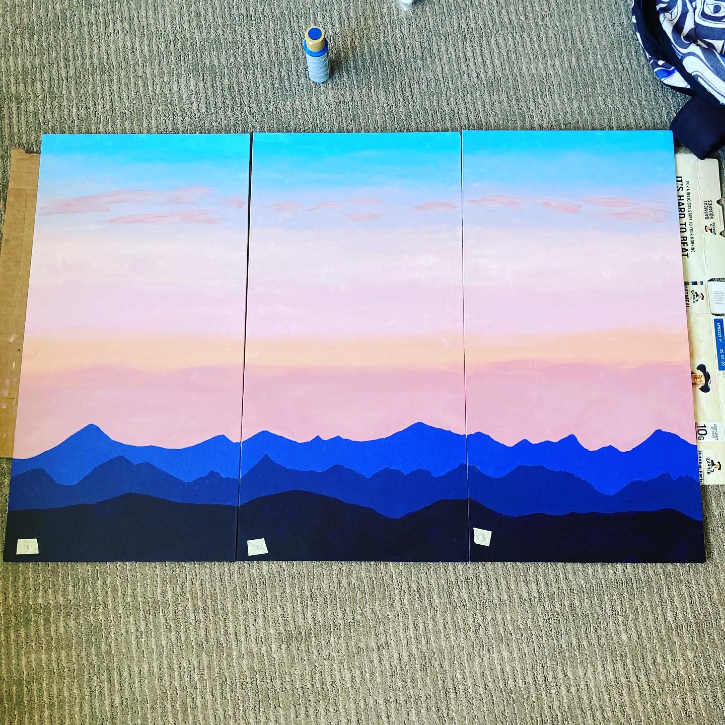Recreating the beauty of my surroundings through paint