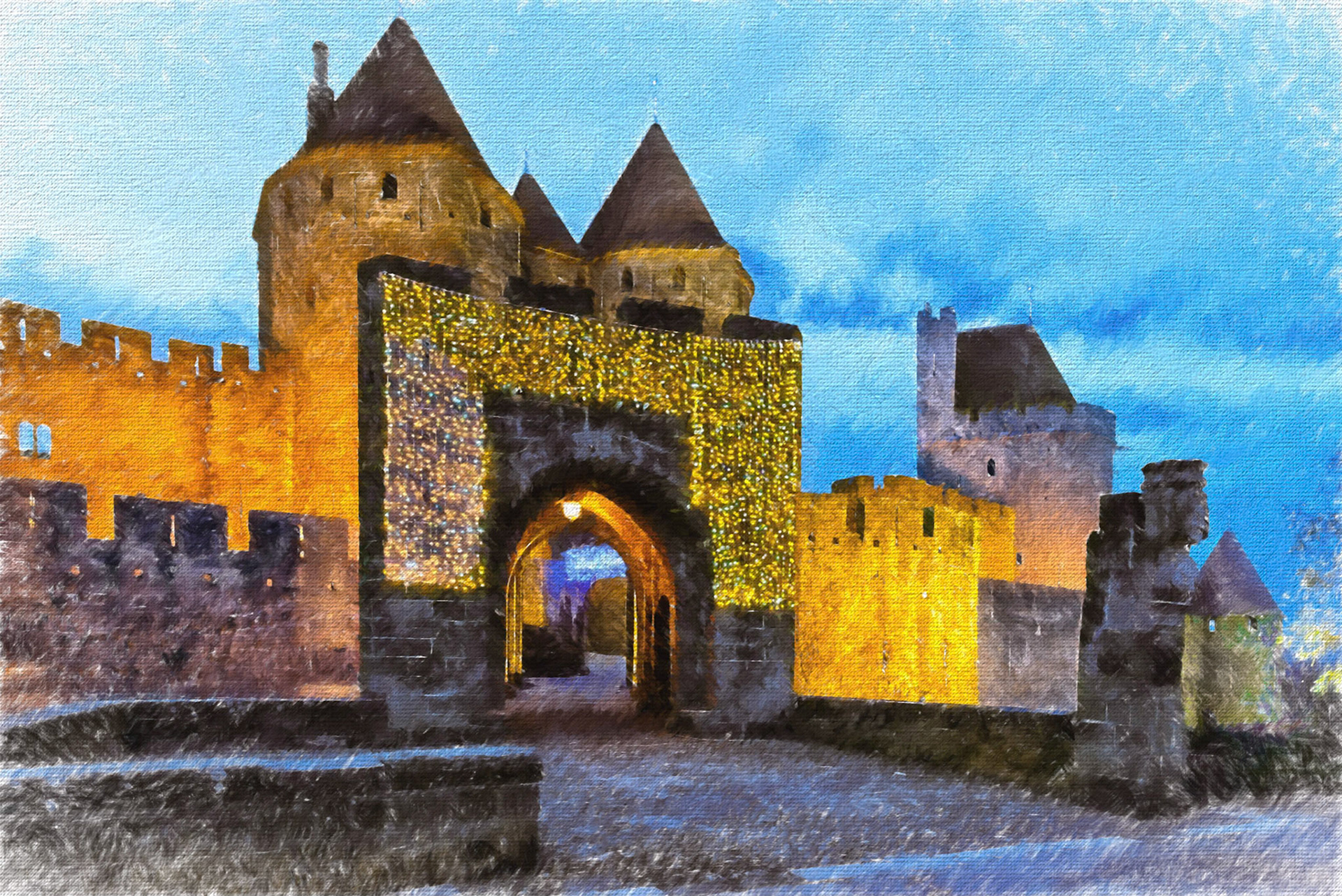 Entré Cité Carcassonne