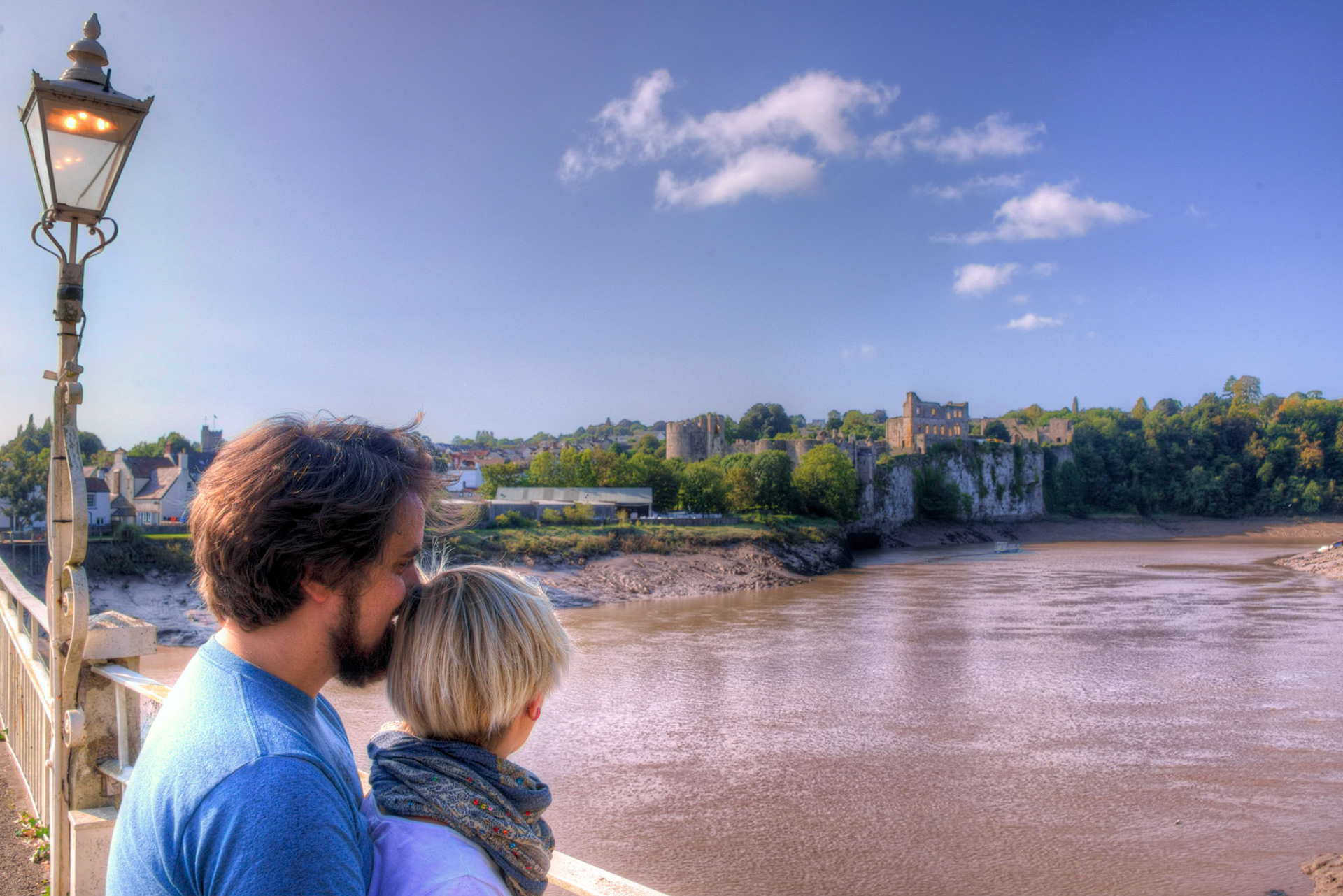 Luke &amp; Marta on the Wye at Chepstow