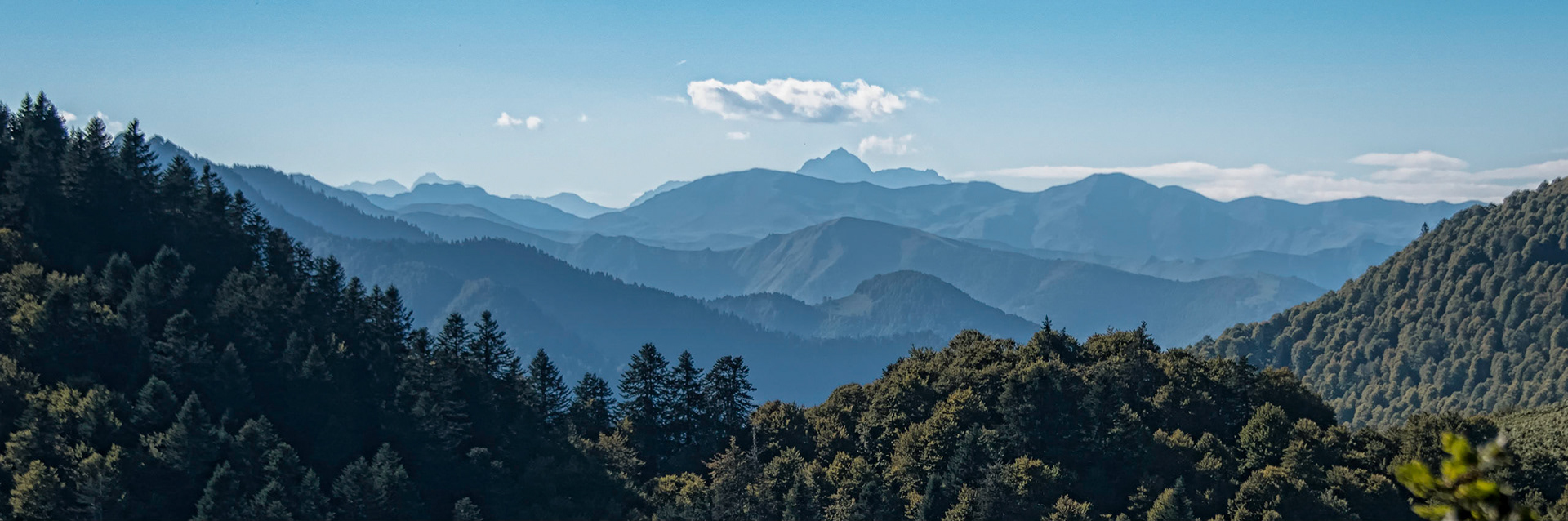 Col d'Artigascou walk - the distant Pic du Midi