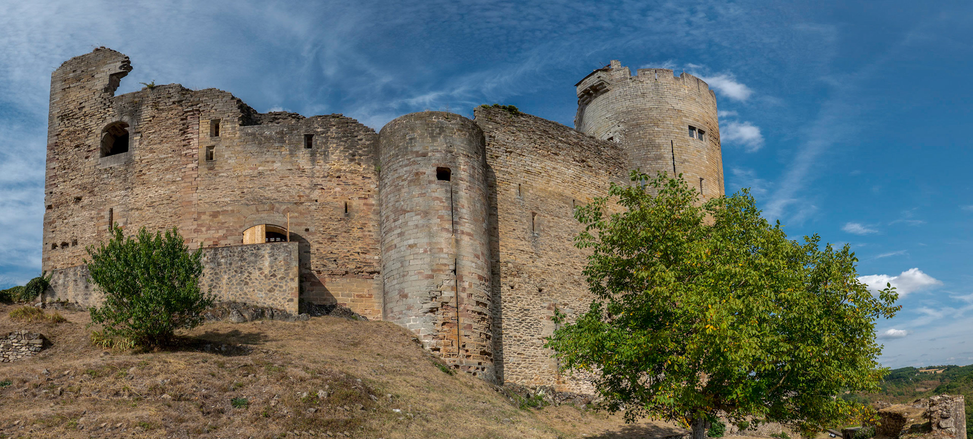Outside Najac Castle