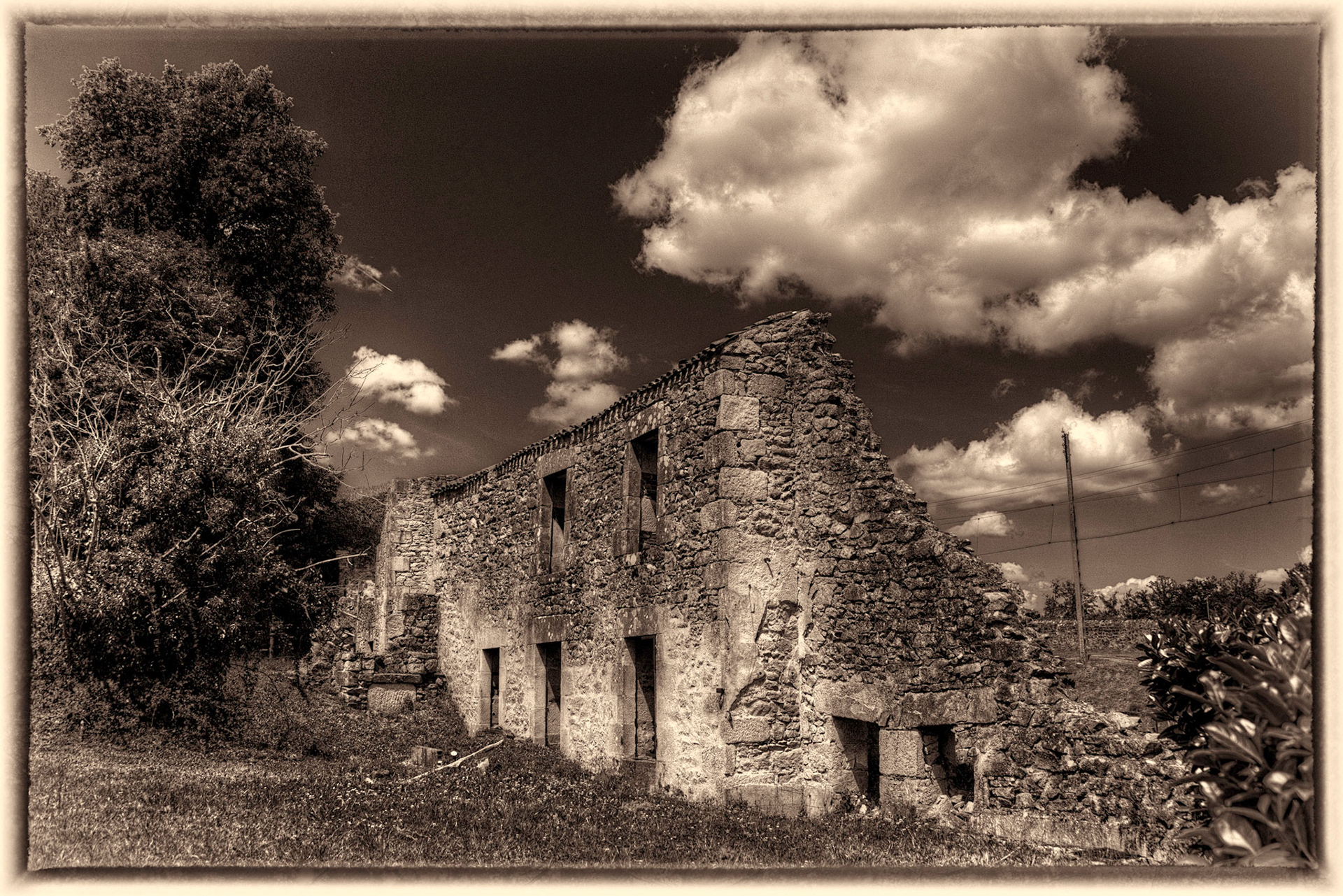 Destroyed by the Wafft-SS on 10 June 1944. Oradour-sur-Glane