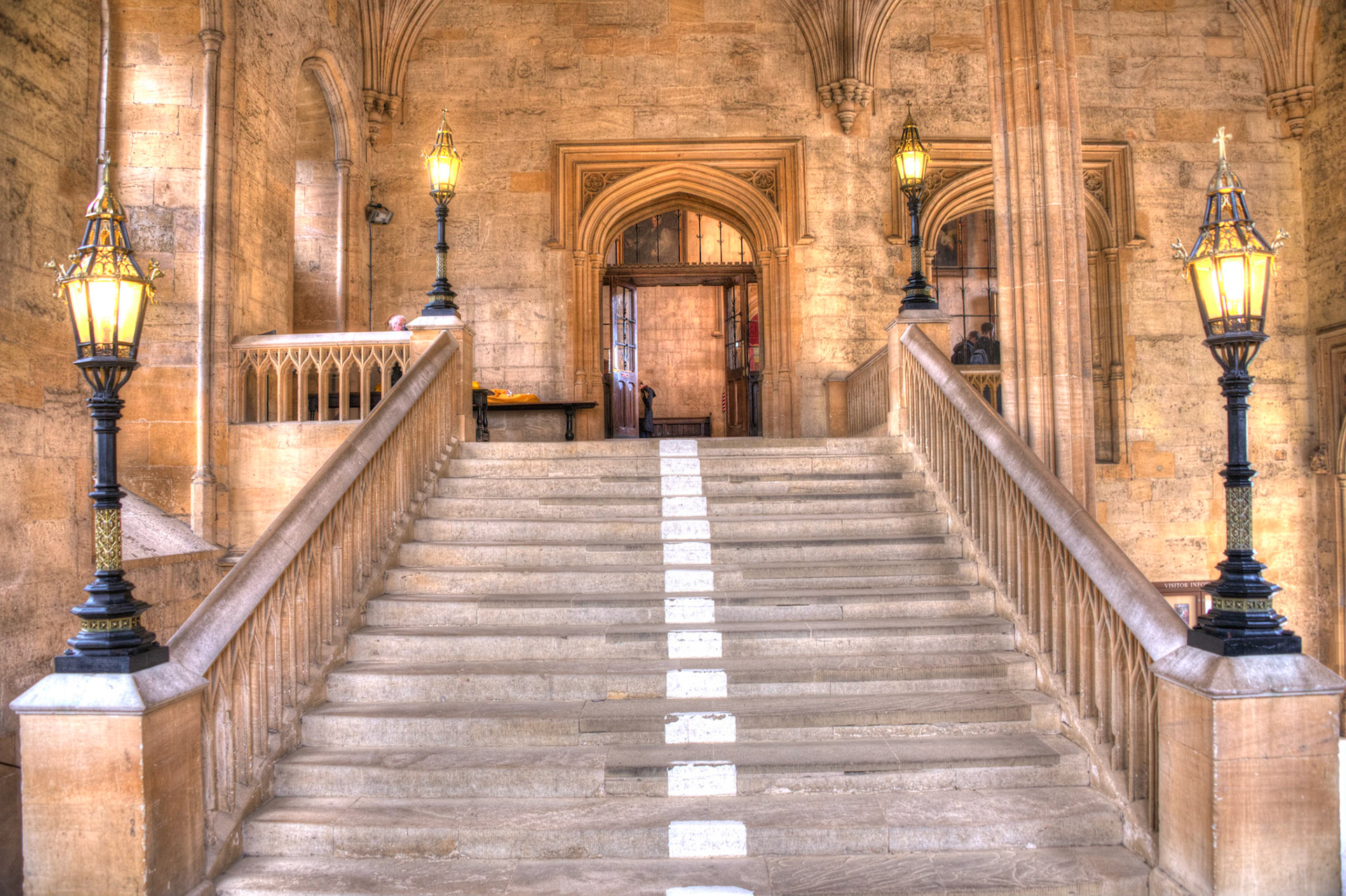 stairs to the great hall