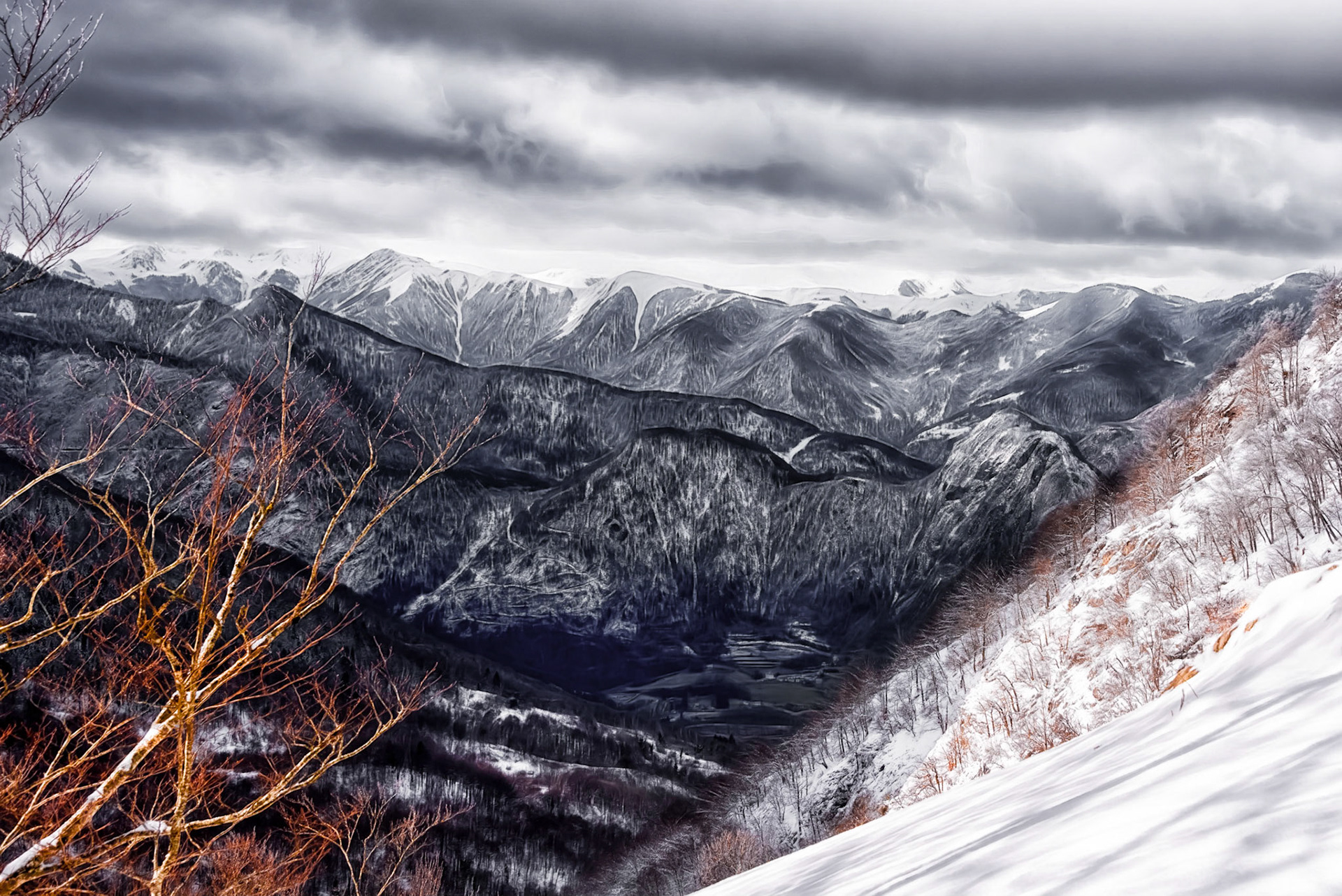 a Pyrénéen view