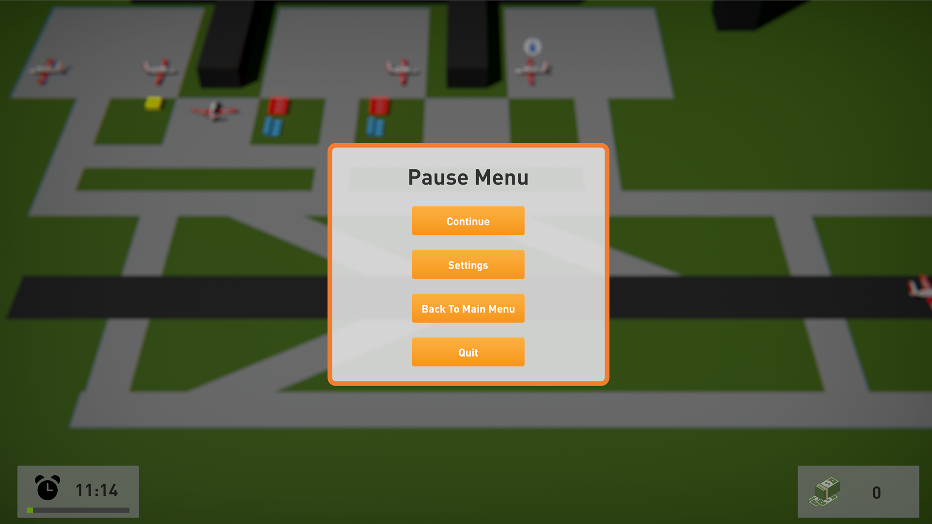 P3 - Pause menu