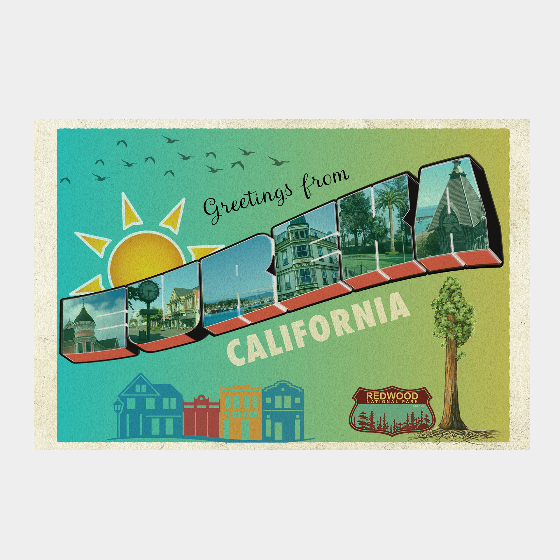 Postcard from the boy's grandfather