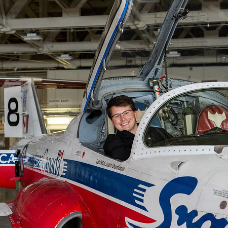 At CFB Moose Jaw with the Snowbirds