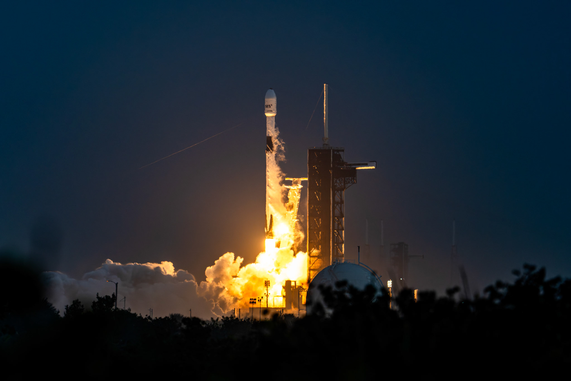 Falcon 9 Launches 2 satellites for SES