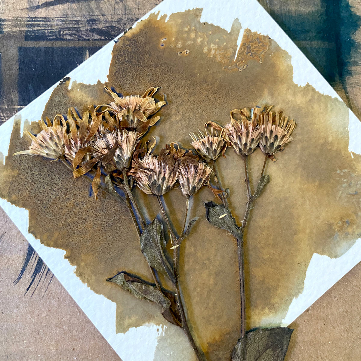 En processus, après exposition au soleil