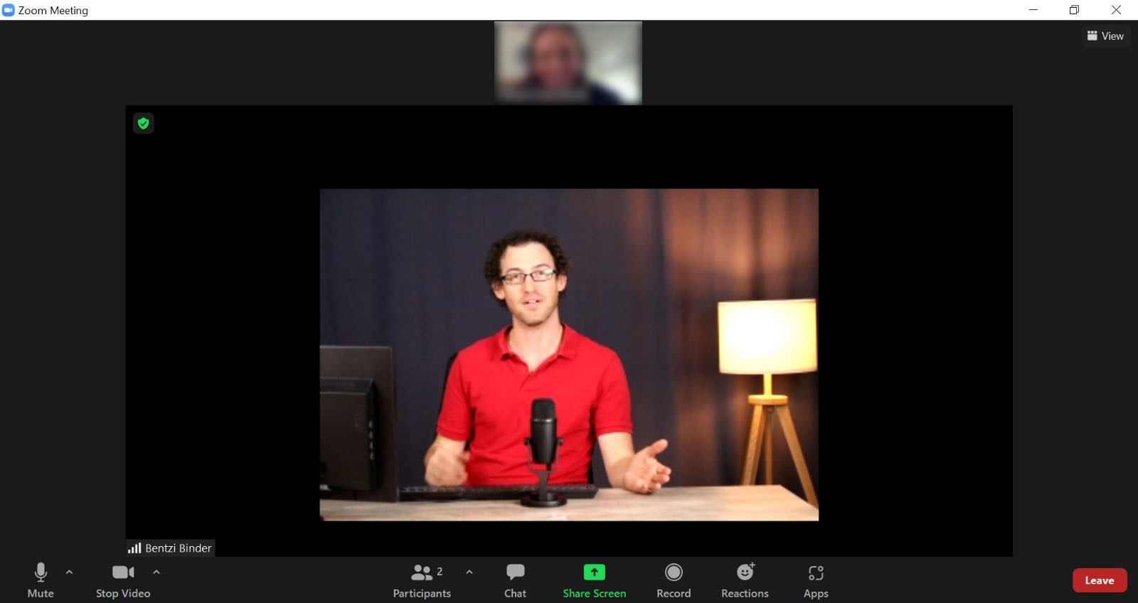 Live stream broadcast on Zoom
