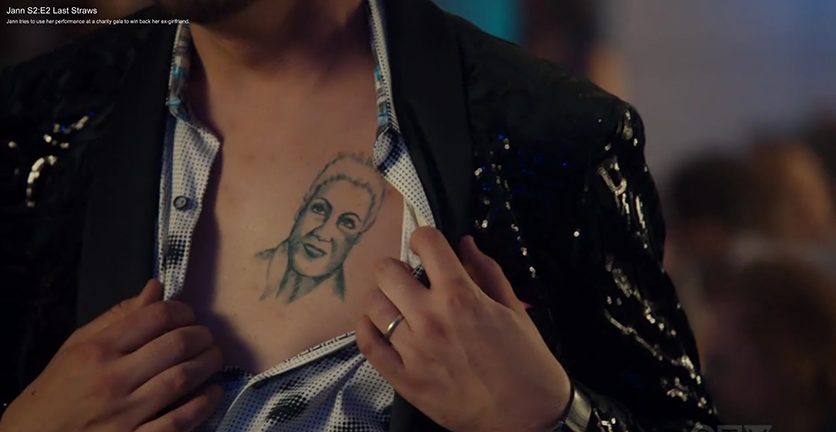 Deliberately bad tattoo of Jann