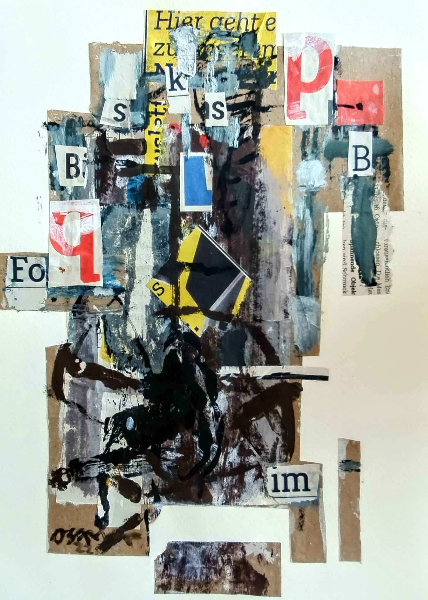 2022, paper, acrylic paint on paper, 30x21cm.