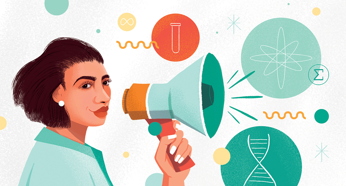 Andressa Meissner Ilustração Mulheres na Ciência 2º ed.