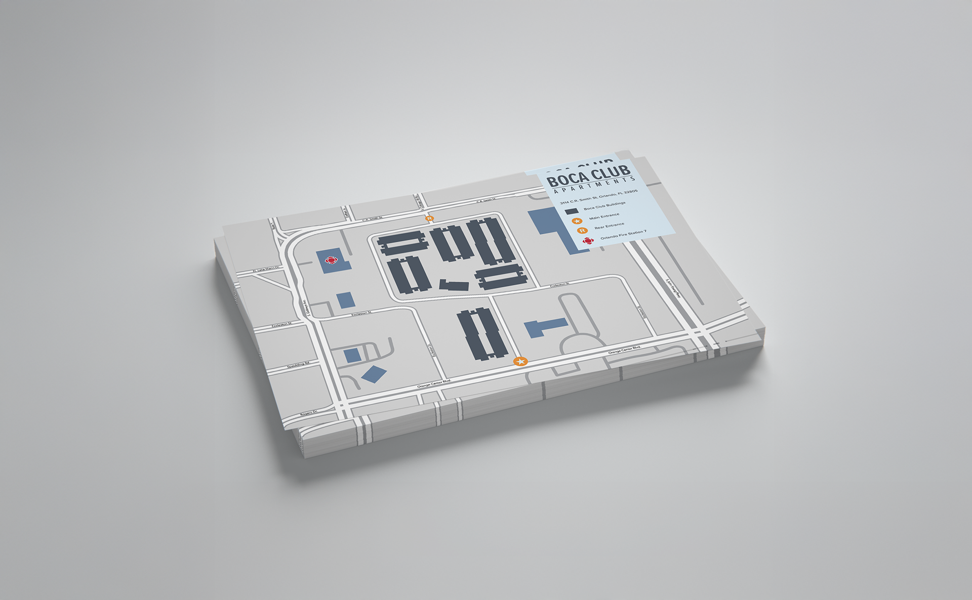 Boca Club Complex Map
