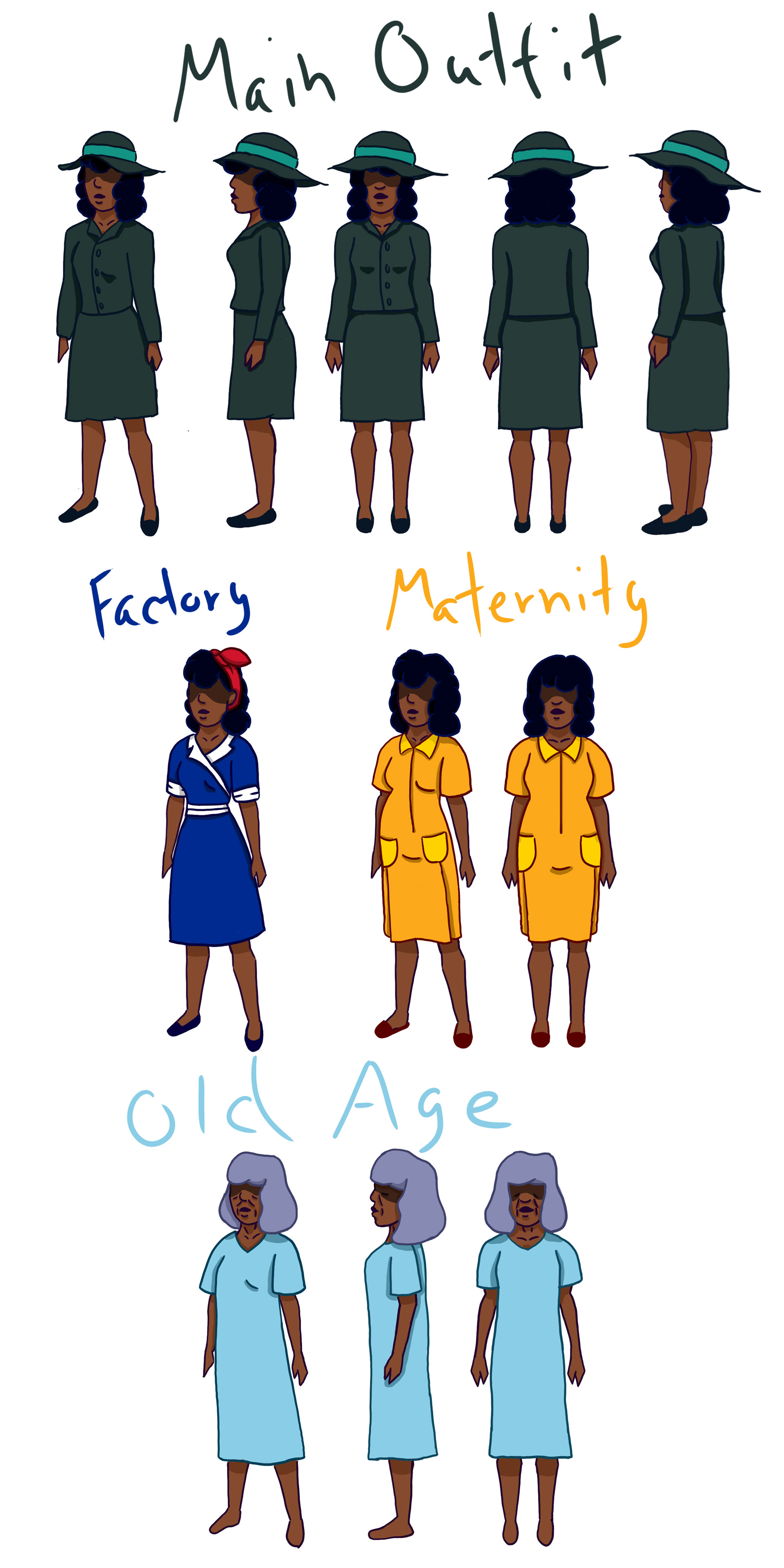 En Mi Viejo San Juan: Main Character Design
