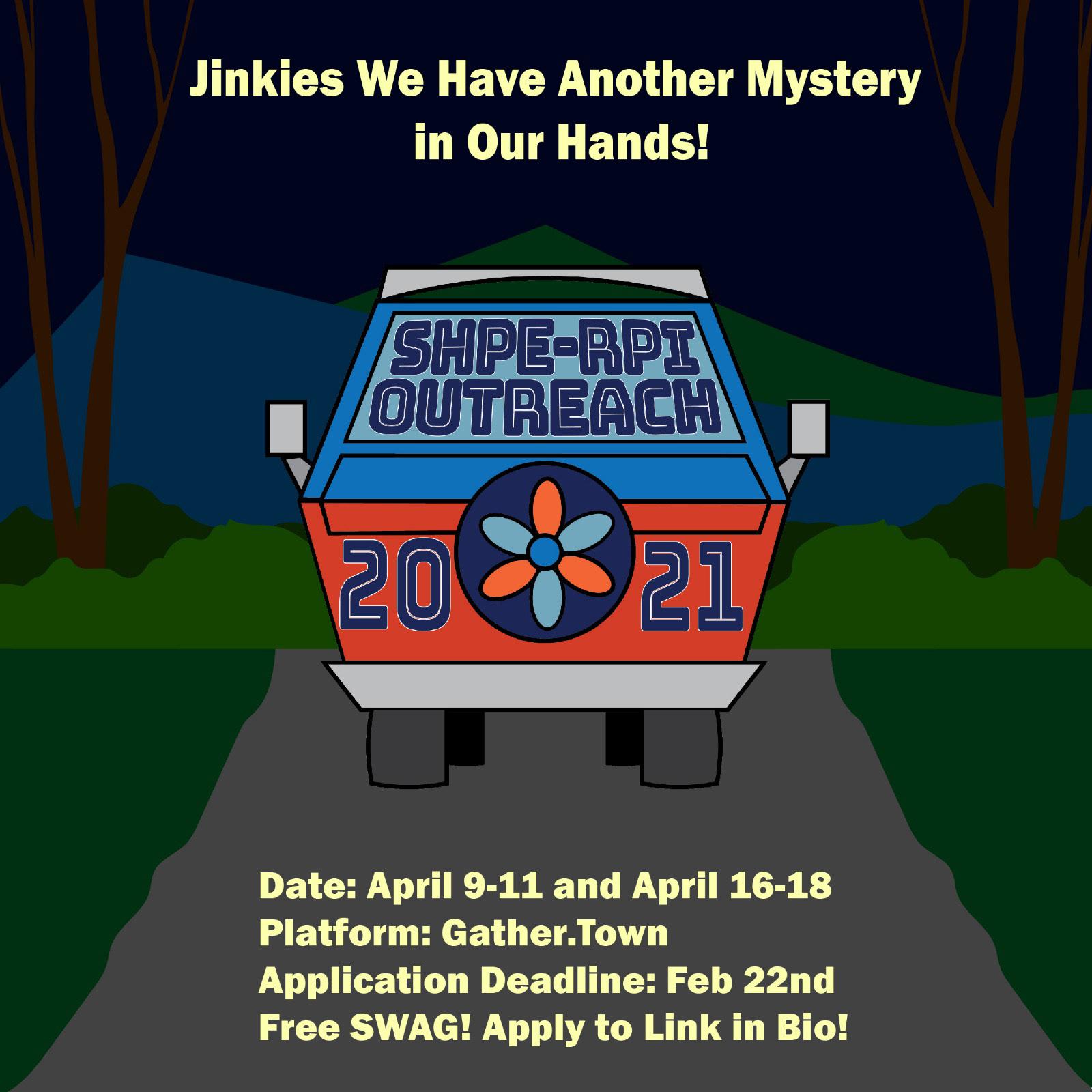 Outreach Mystery Gang Clean Flyer (2021)