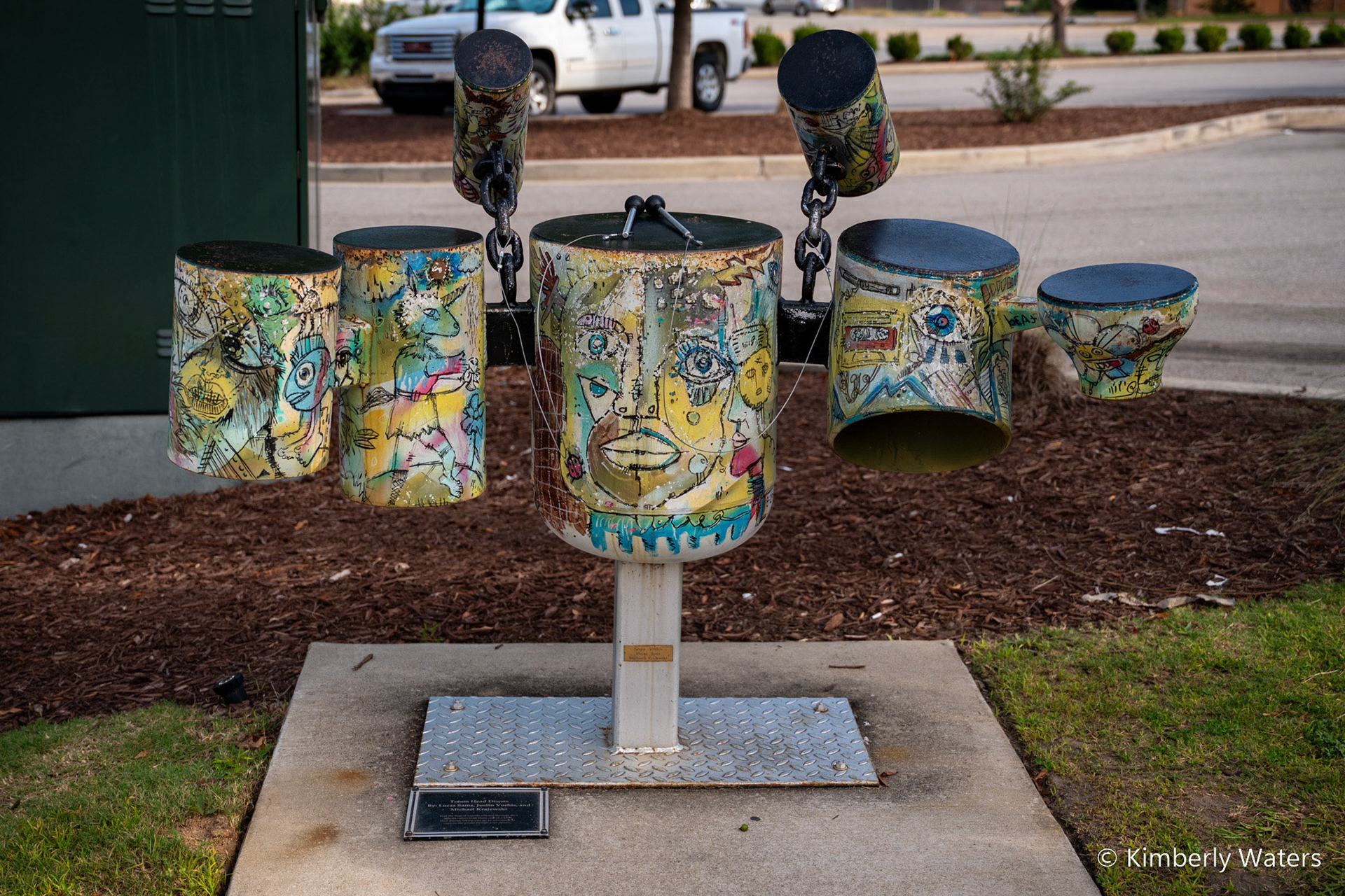 Totem Head Drums - artists: Lucas Sams, Justin Vorhis, and Michael Krajewski