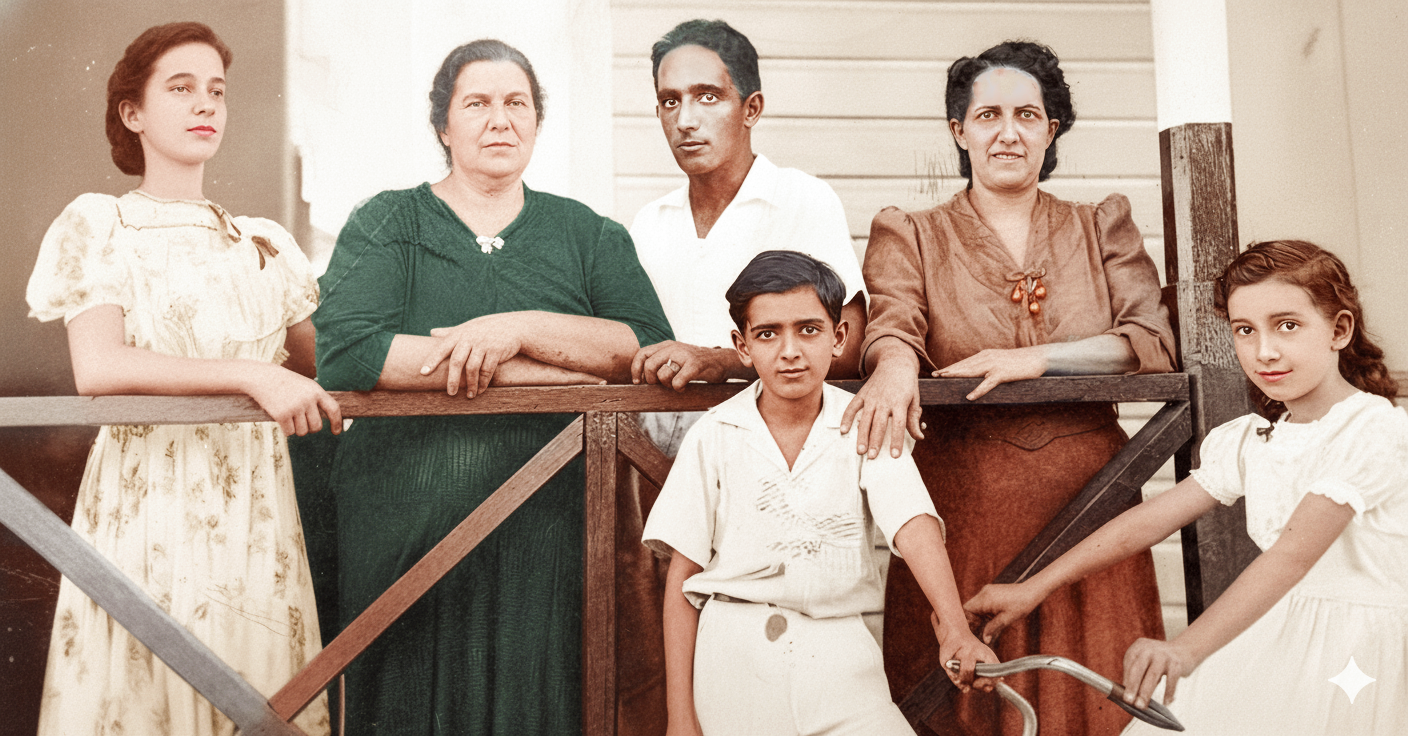 Victoria Lama, Emilia Vda Lama, Jose de Jesus Lama Jaar, Maria Jaar de Lama, Victor Emilio Víctor Lama Jaar, Josefa Lama Jaar. Barahona 