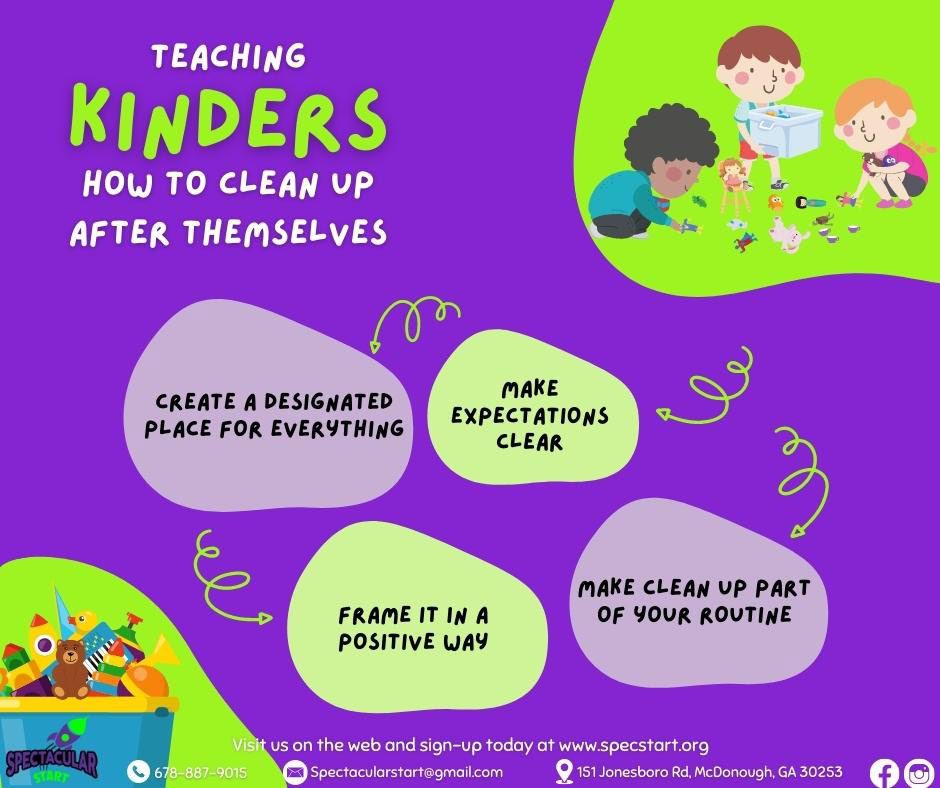 teaching to clean up