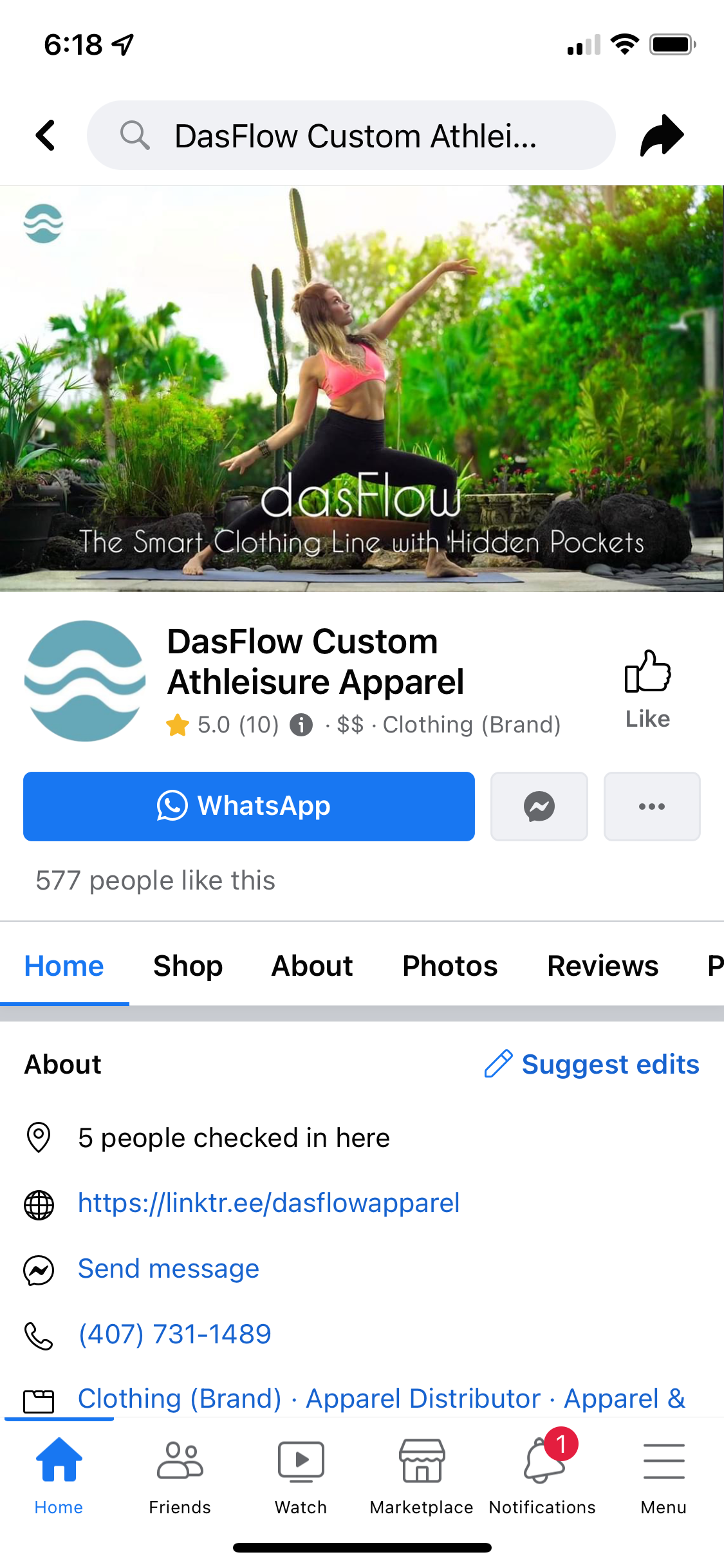 dasFlow Facebook account