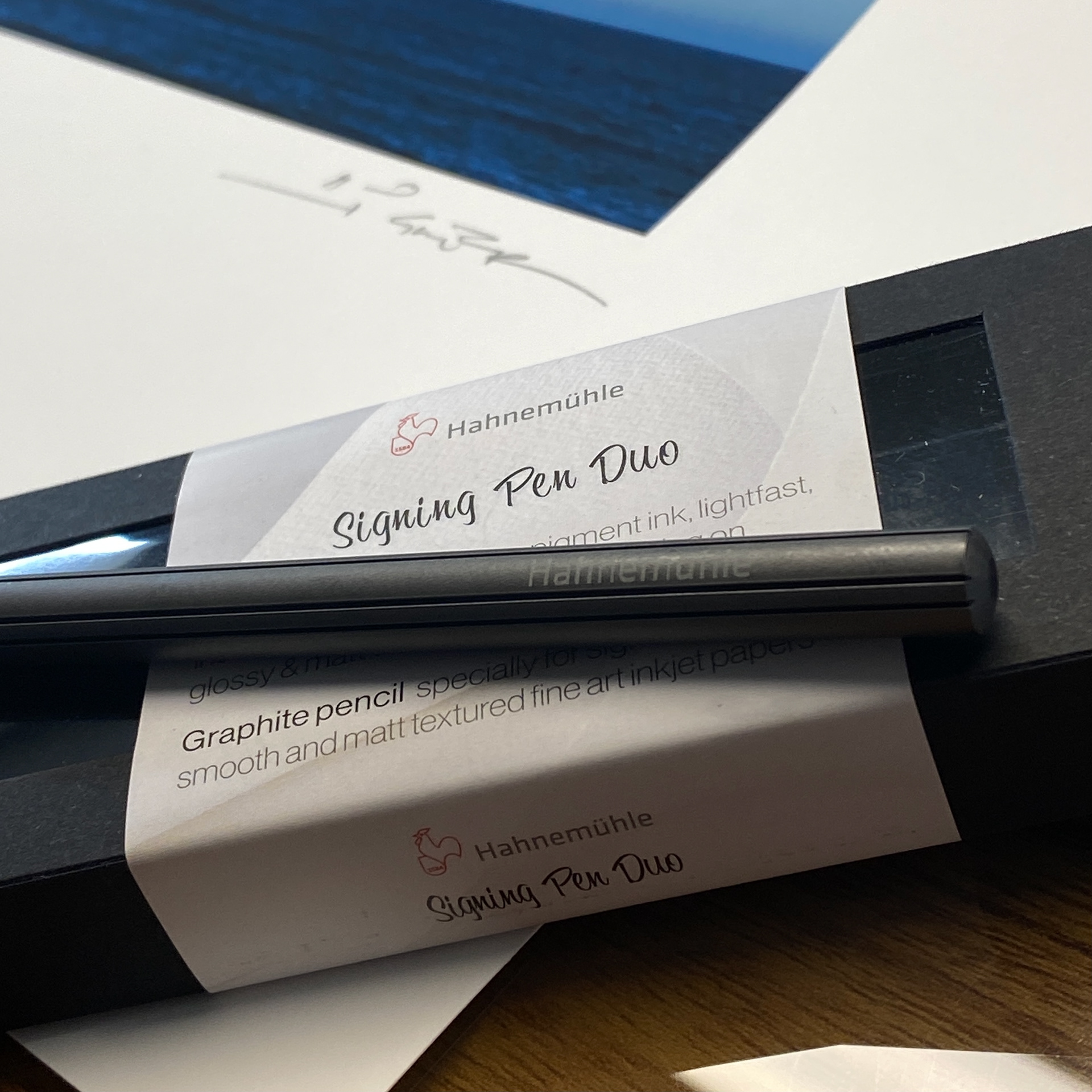 Hahnemühle signing pen