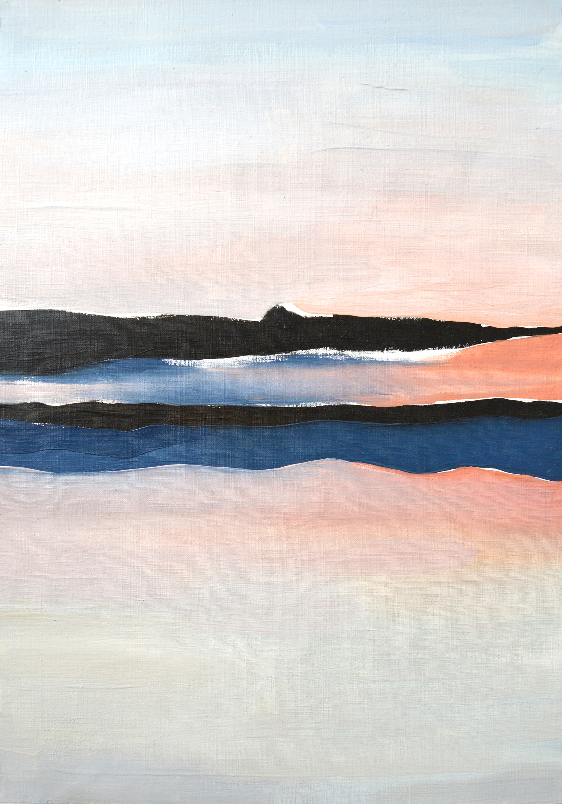 ΕΚΕΙ 6. 2024. ΛΑΔΙ ΣΕ ΧΑΡΤΙ. 32 x 22 cm