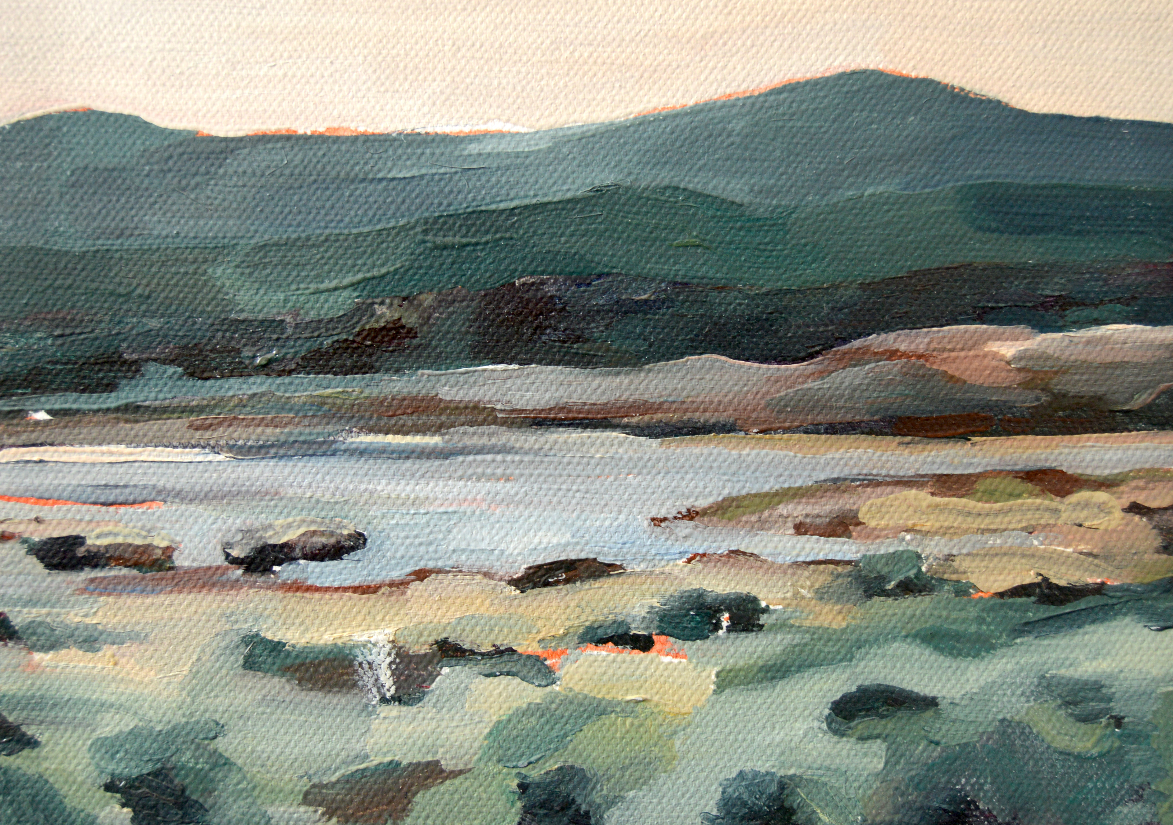 ΕΚΕΙ 13. 2023. ΛΑΔΙ ΣΕ ΚΑΜΒΑ. 15 x 21 cm
