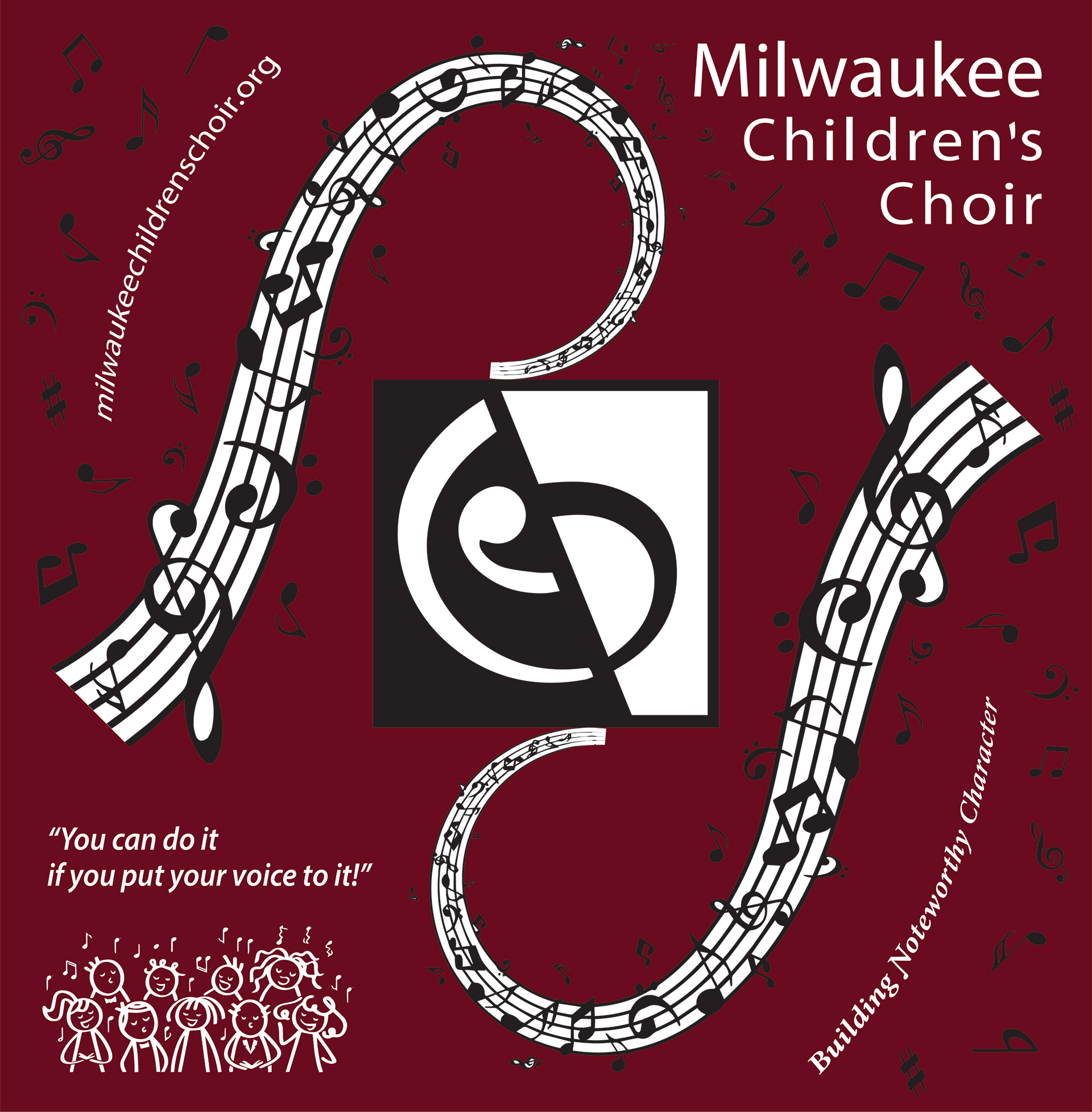 Back Design (My Own) This is my own version of the back design, a bit busy but shows movement and a more interesting layout, and again all vectorized to ensure high print quality. https://milwaukeechildrenschoir.org/