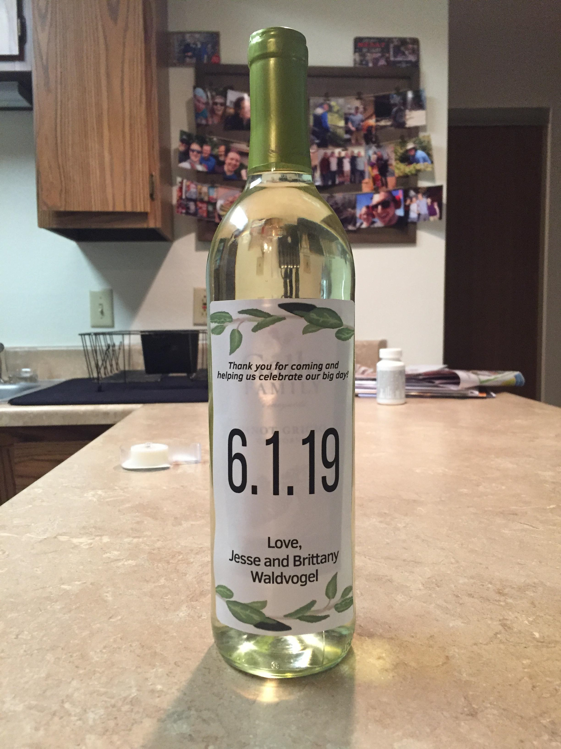 Finally! All Put Together!! The label finally on the Wine Bottle after all the effort put into it. Matched the clients request and more!!