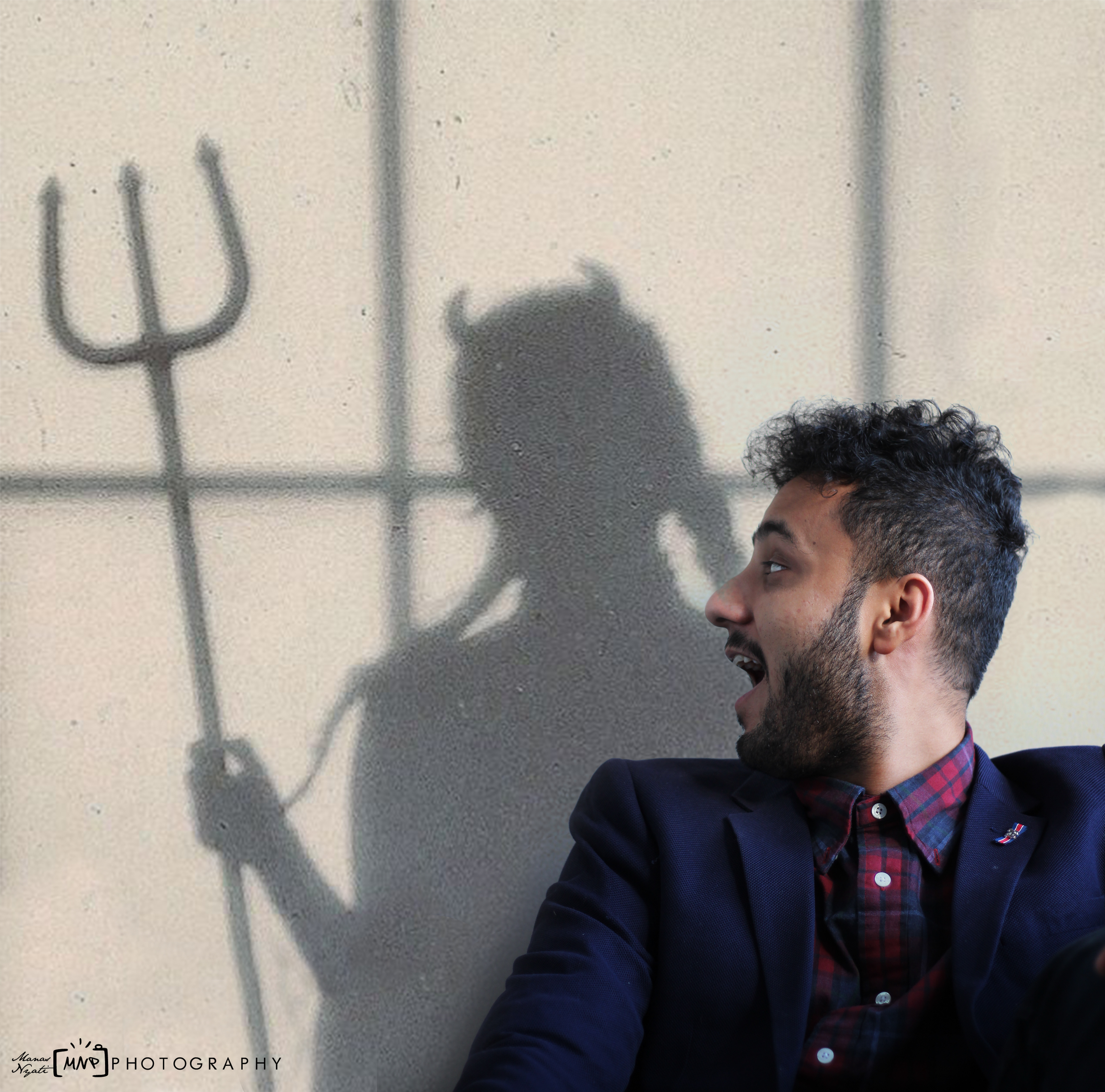 If the hell was like this, he would happily give away his life.