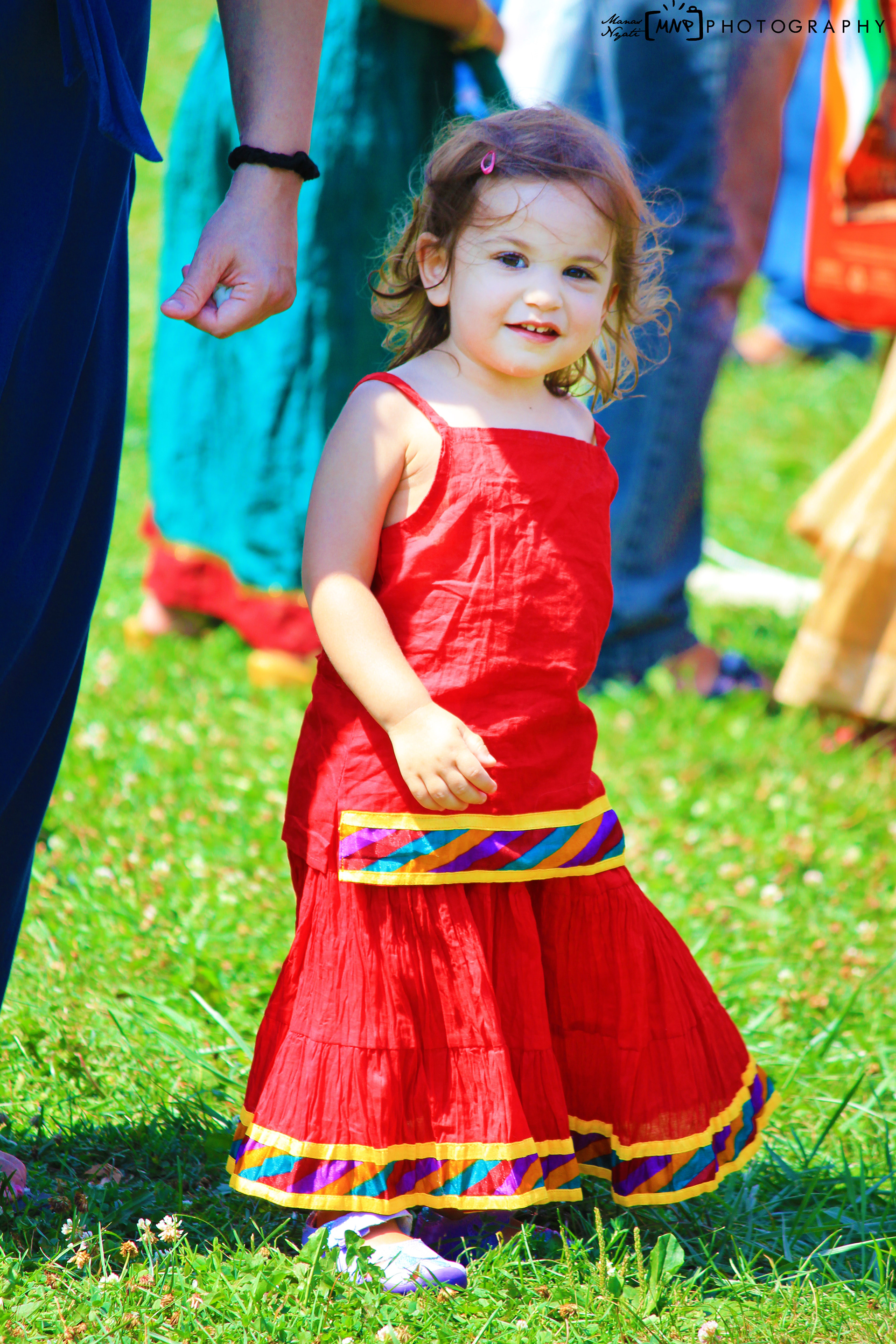 Did she love being dressed as an Indian? We can't really say, but yes! she was looking too Beautiful. "People love celebrating Indian festivals here, Isnt it?" My friend replied to me,"Yes, Vice verse too!" 