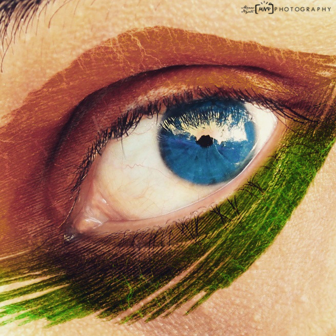 Those Eyes were beautiful and Indian.