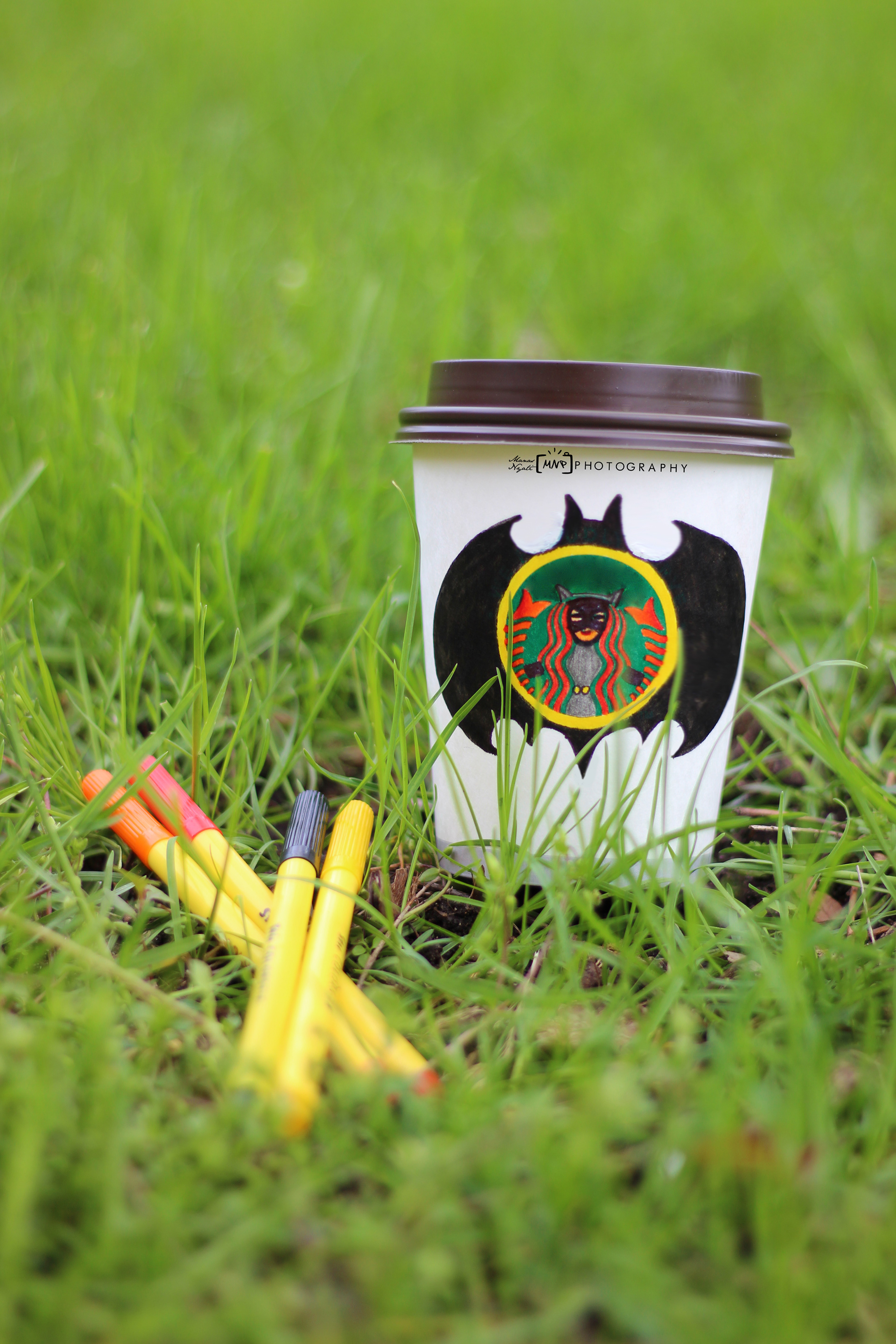 Painting on a Starbucks Cup