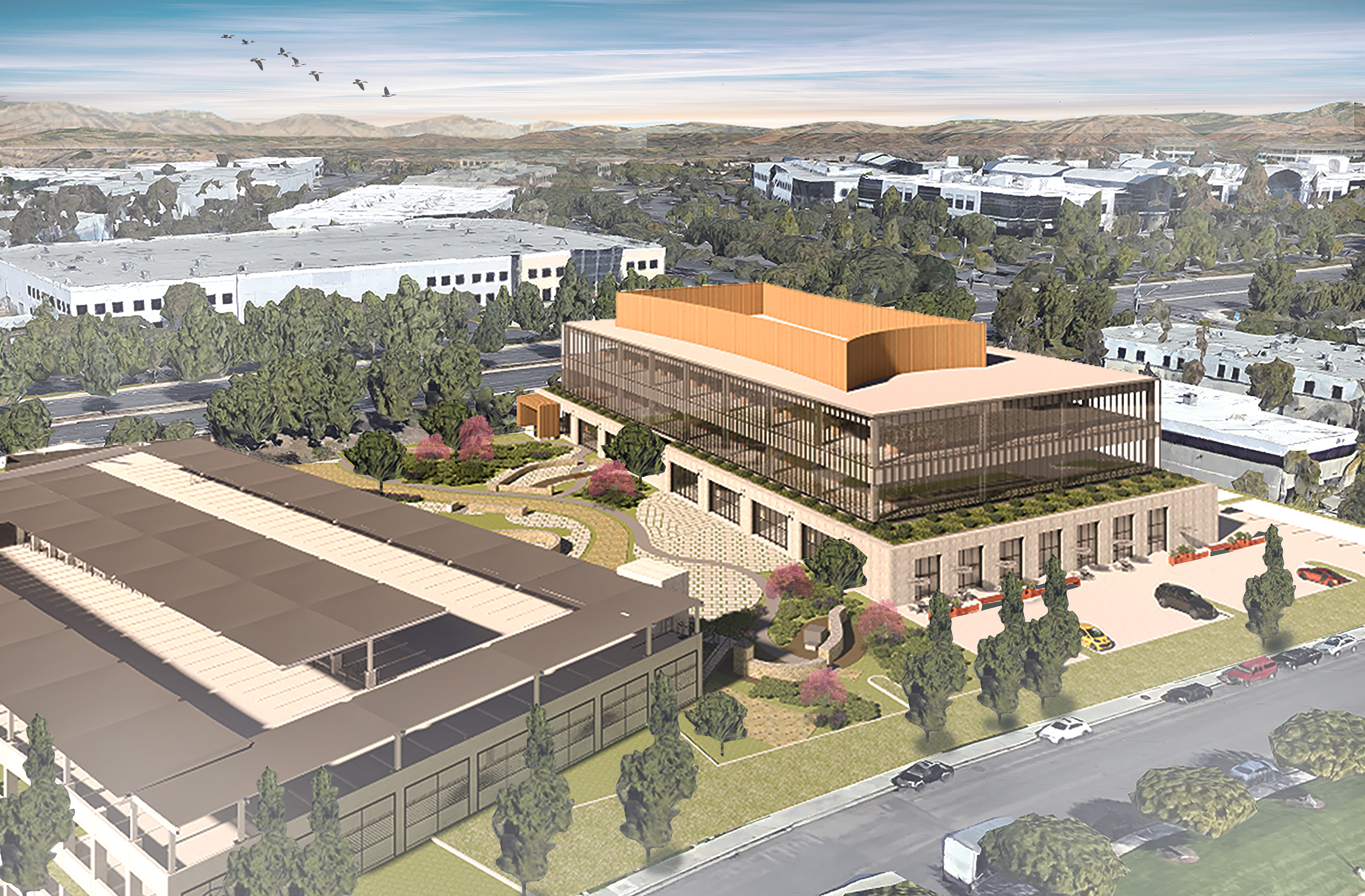 DGA - Building 2 aerial view