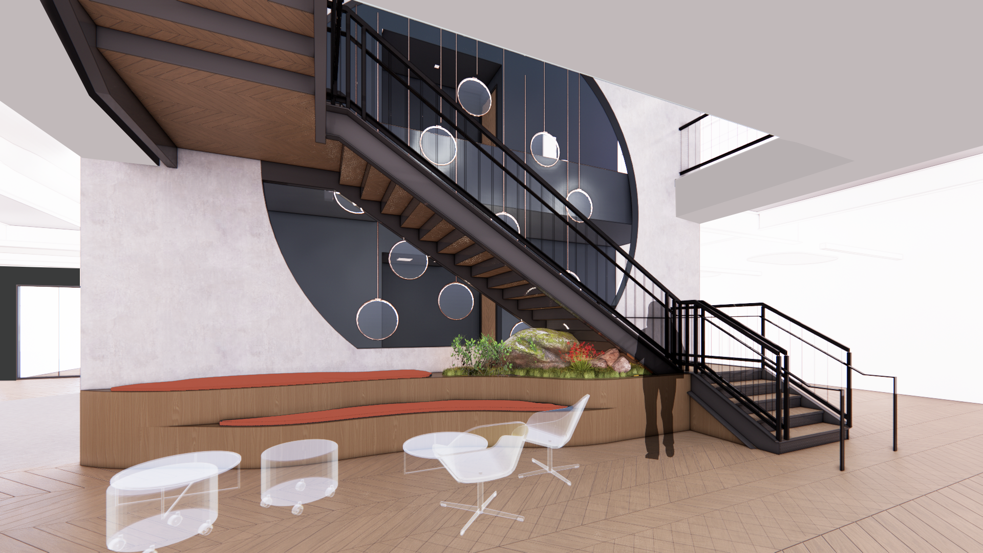 DGA- Staircase view 1
