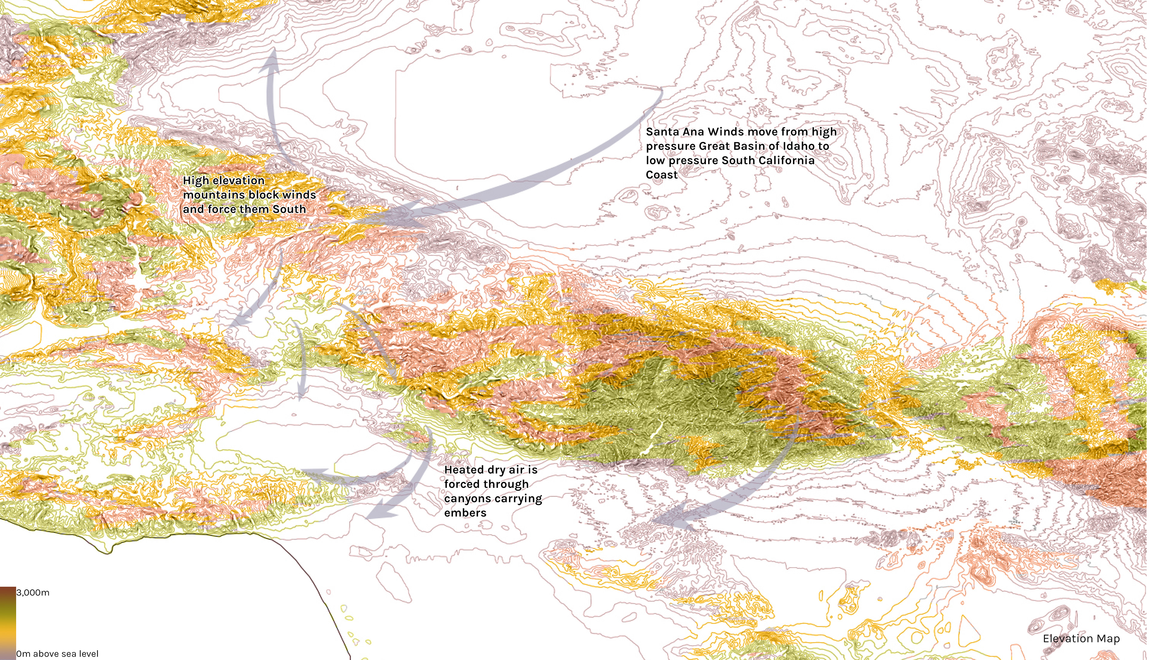 Elevation map