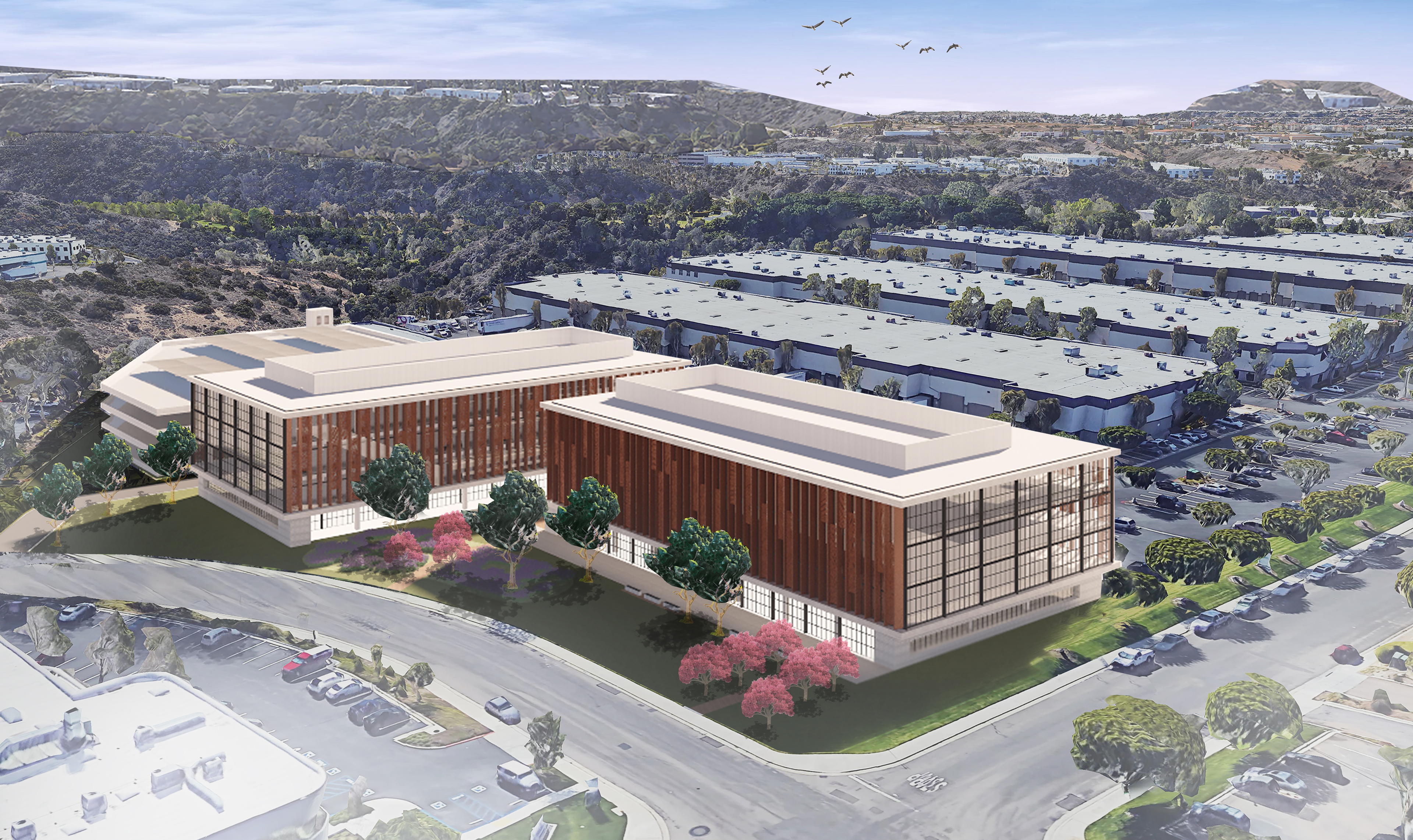 DGA - Building 1 aerial view