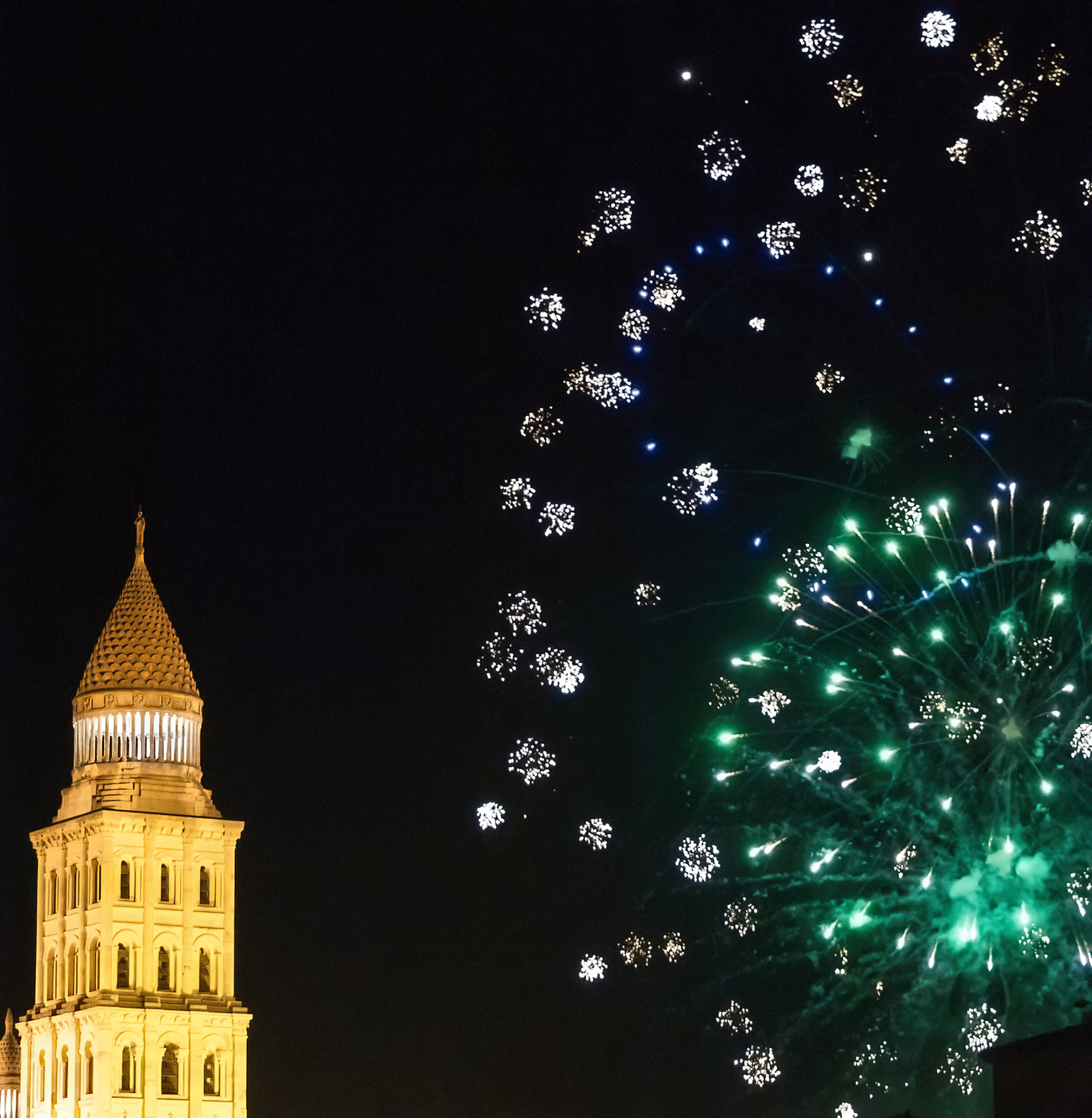 Feu d'artifice 14 juillet 2015