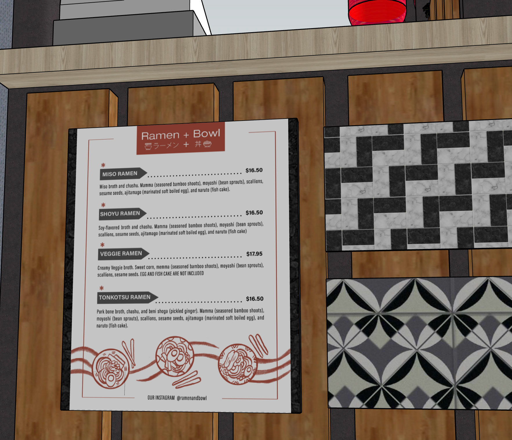 Menu Mockup