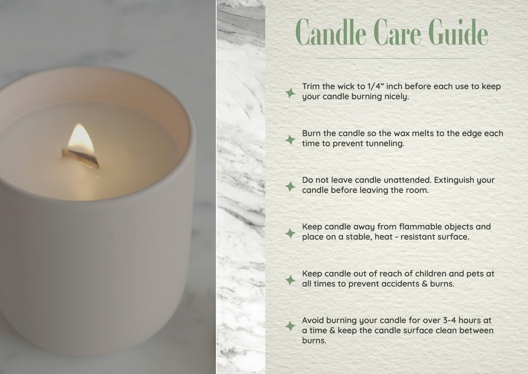 Candle Care - Front