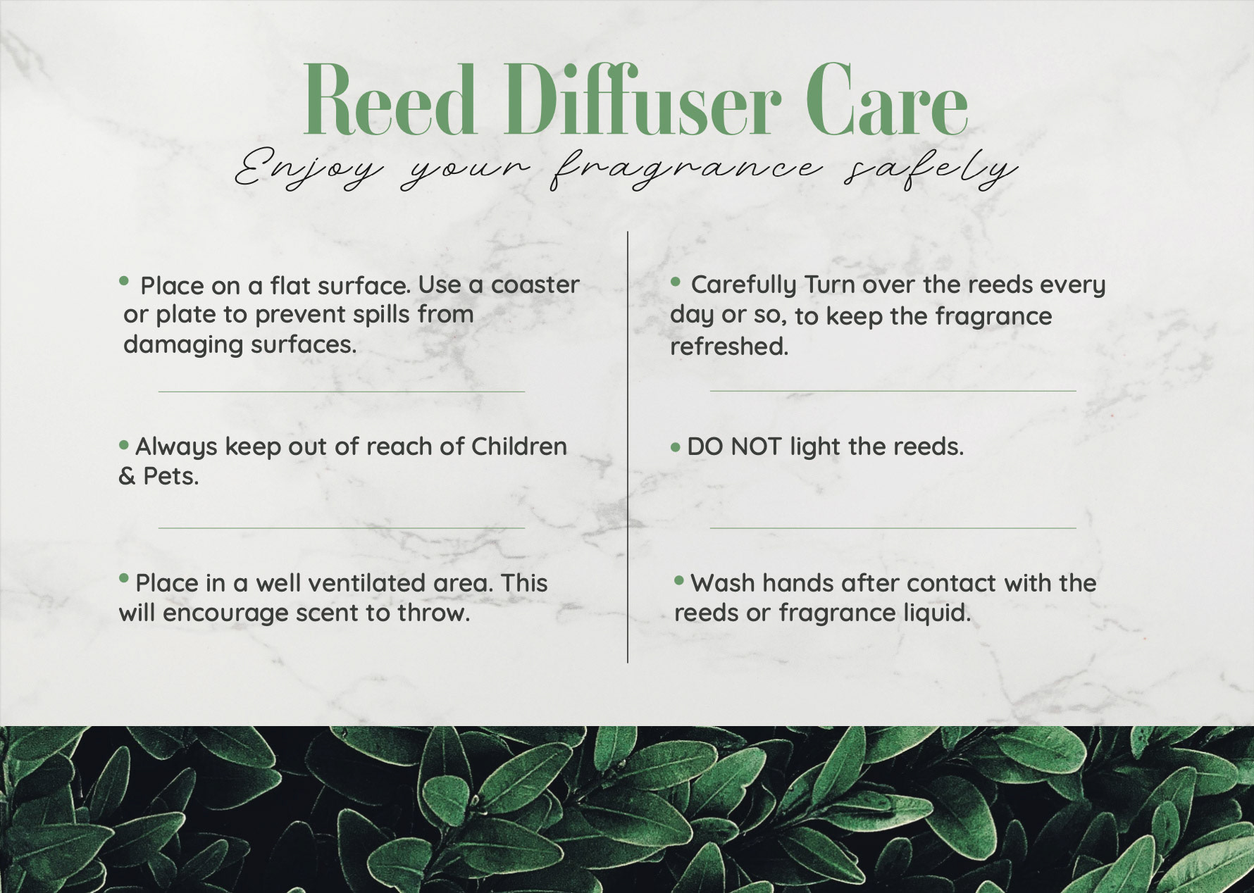 Reed Care - Front