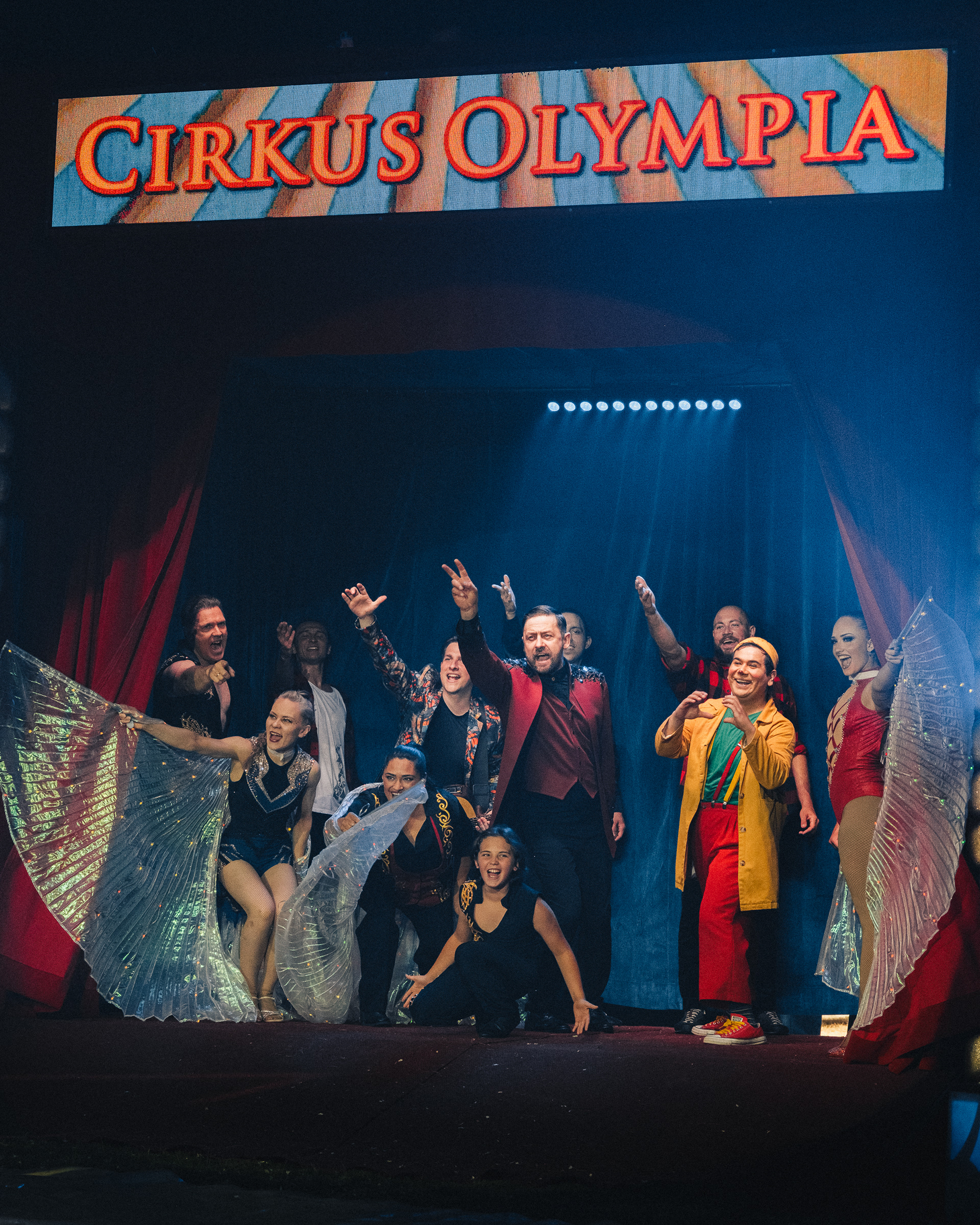 Retrato profesional del circo en estilo cinematográfico por Foto Nueve