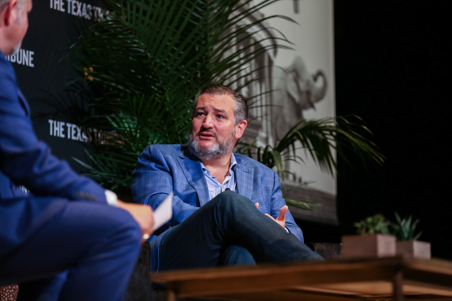 U.S. senator Ted Cruz speaks at Texas Tribune Fest in Austin on Sept. 24, 2022.
