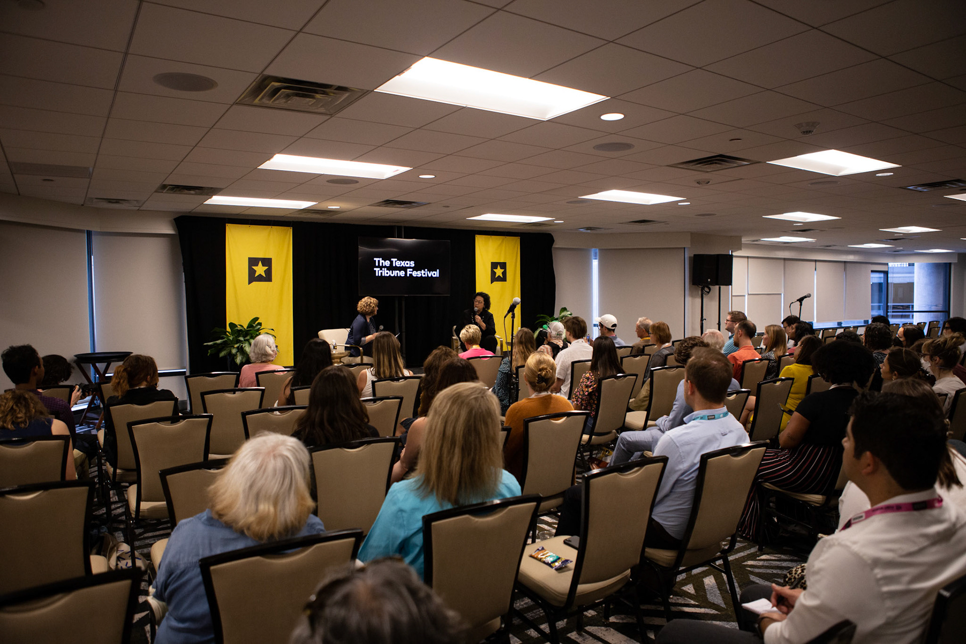 State Representative and Austin Mayoral Candidate Celia Israel speaks at Texas Tribune Fest in Austin on Sept. 24, 2022.