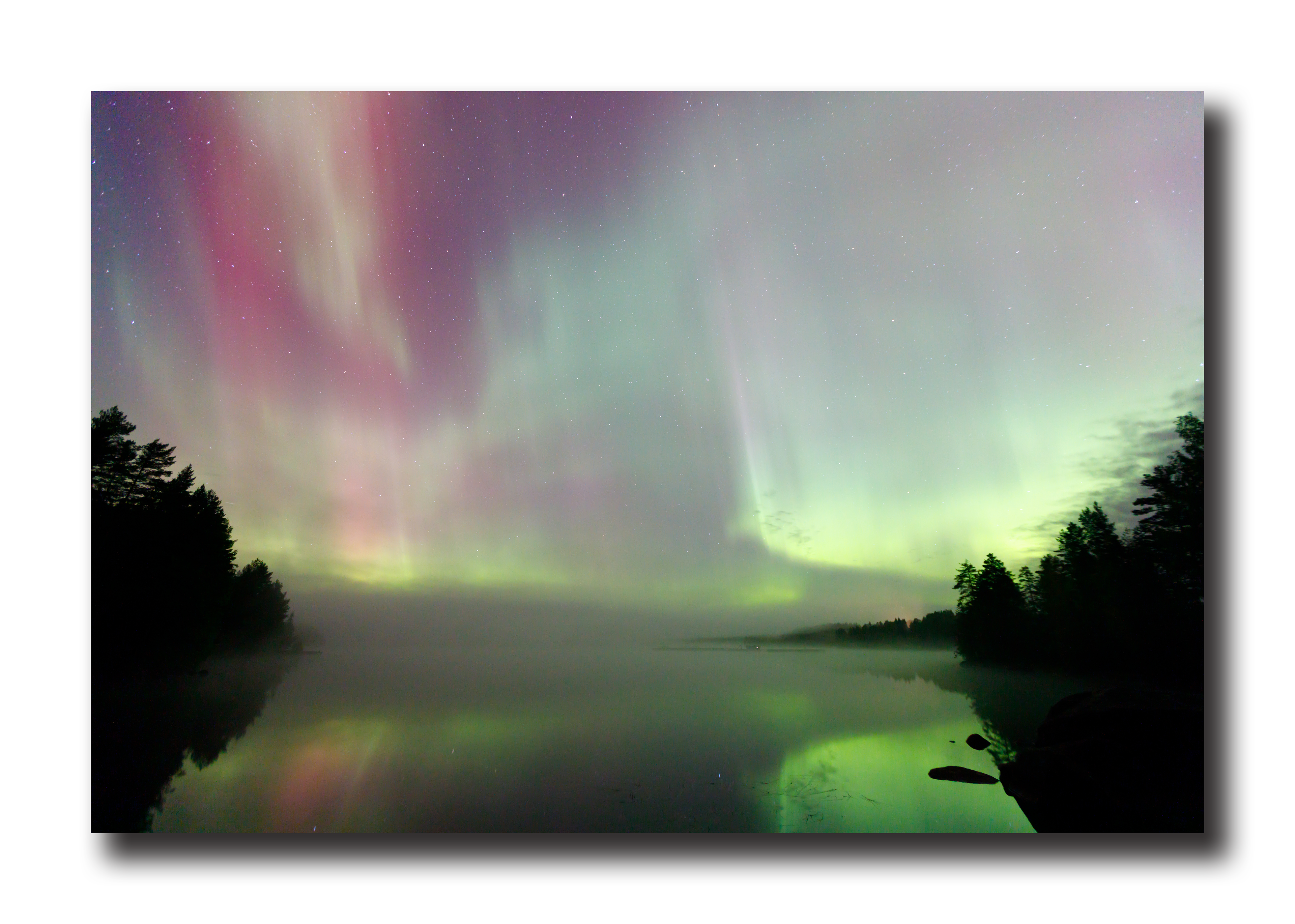 16 - Aurora Borealis in the mist