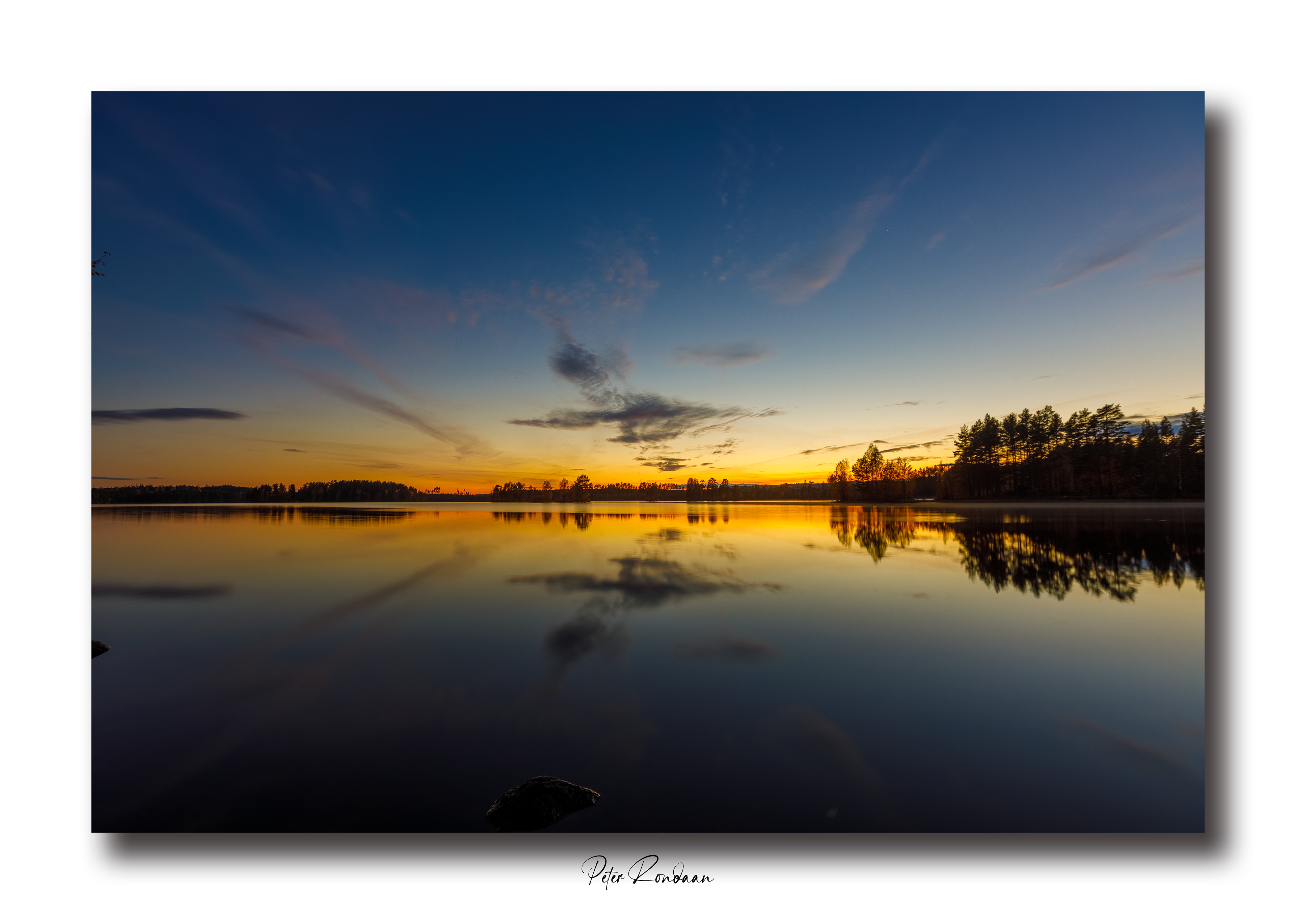 25 - Sunset over lake Knon
