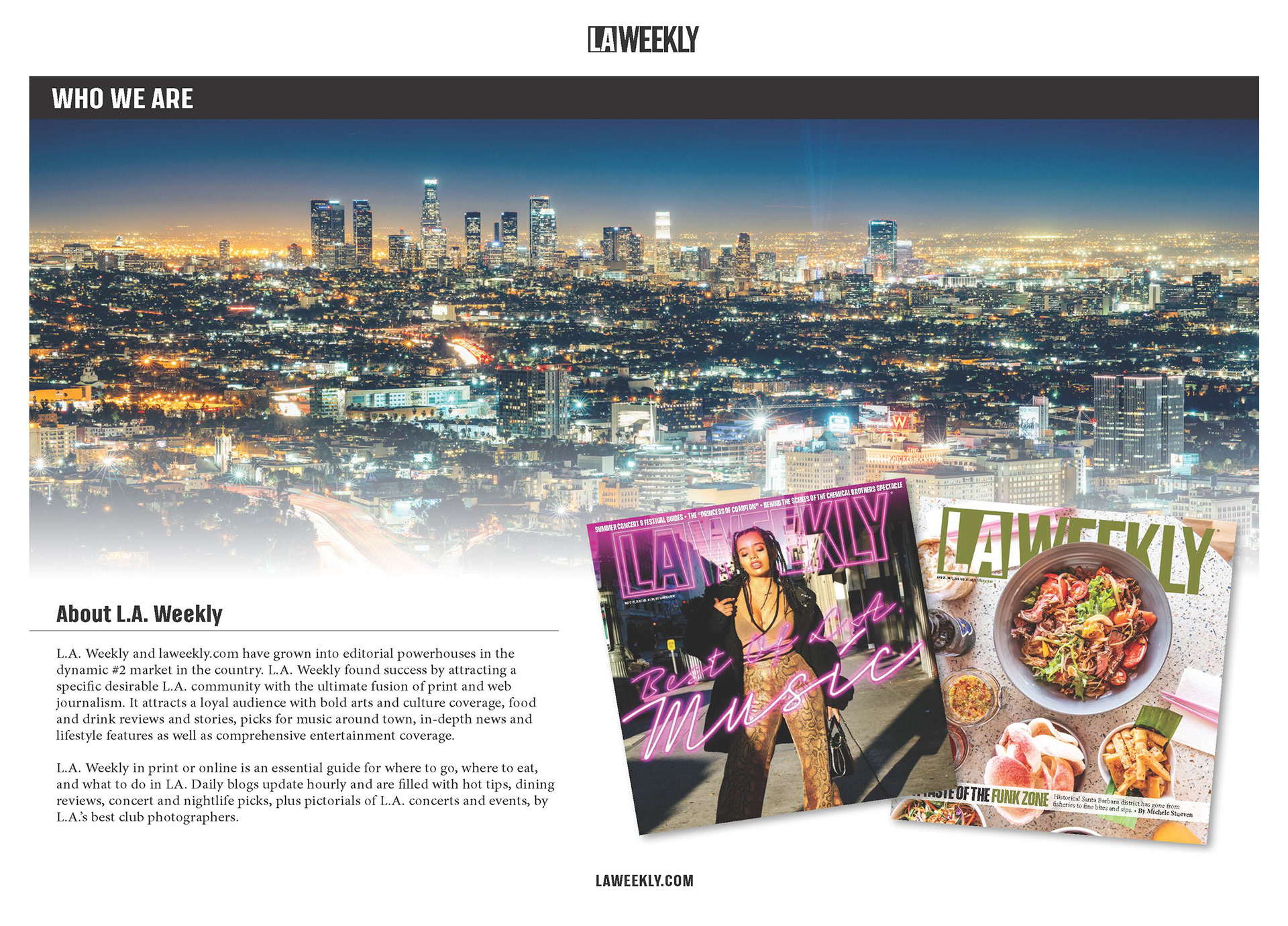 LA Weekly Media Kit 2020