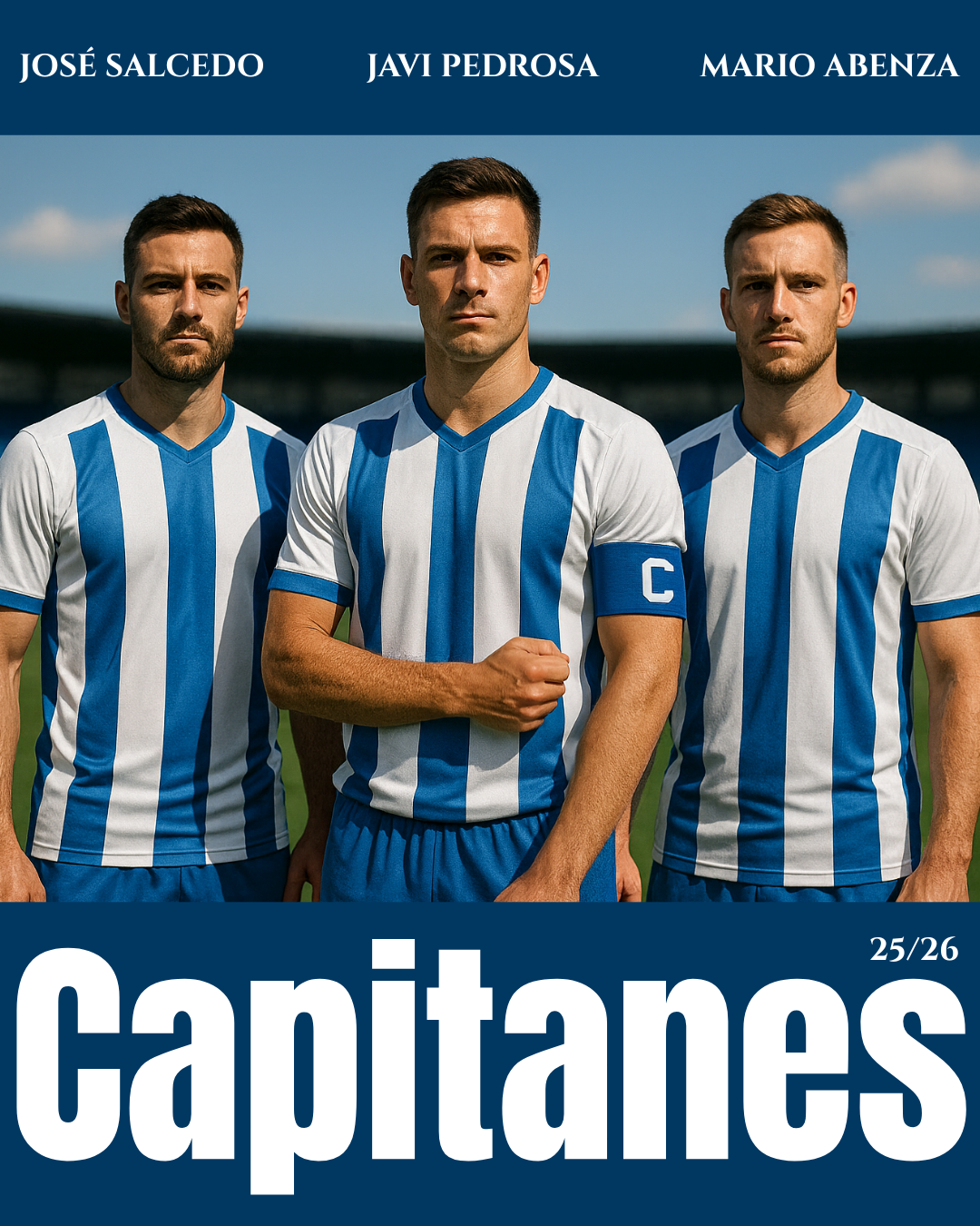 Foto de capitanes (imagen generada por IA)