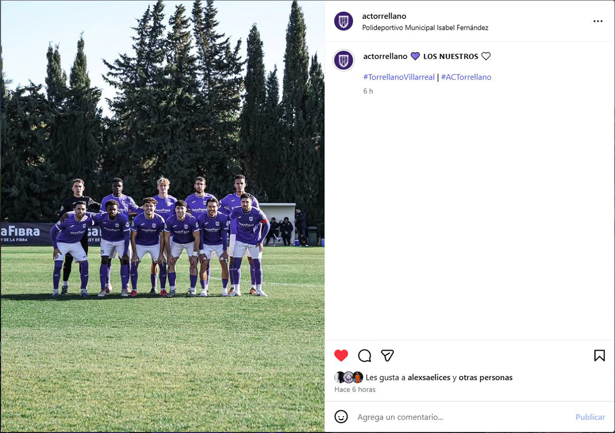 Foto del 11 inicial en Instagram