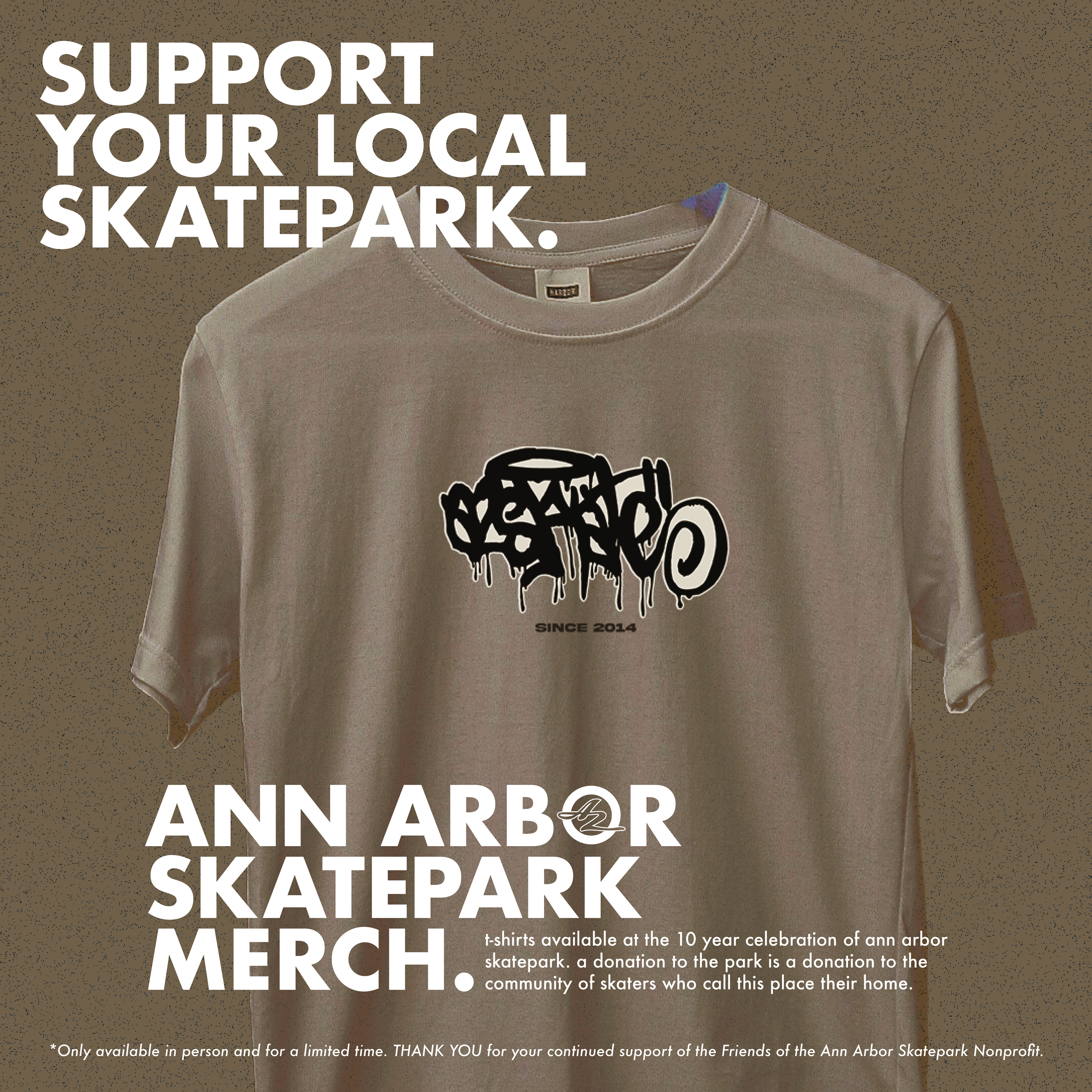A2 Skatepark Graf Logo Tee Social Media Post, 2024
